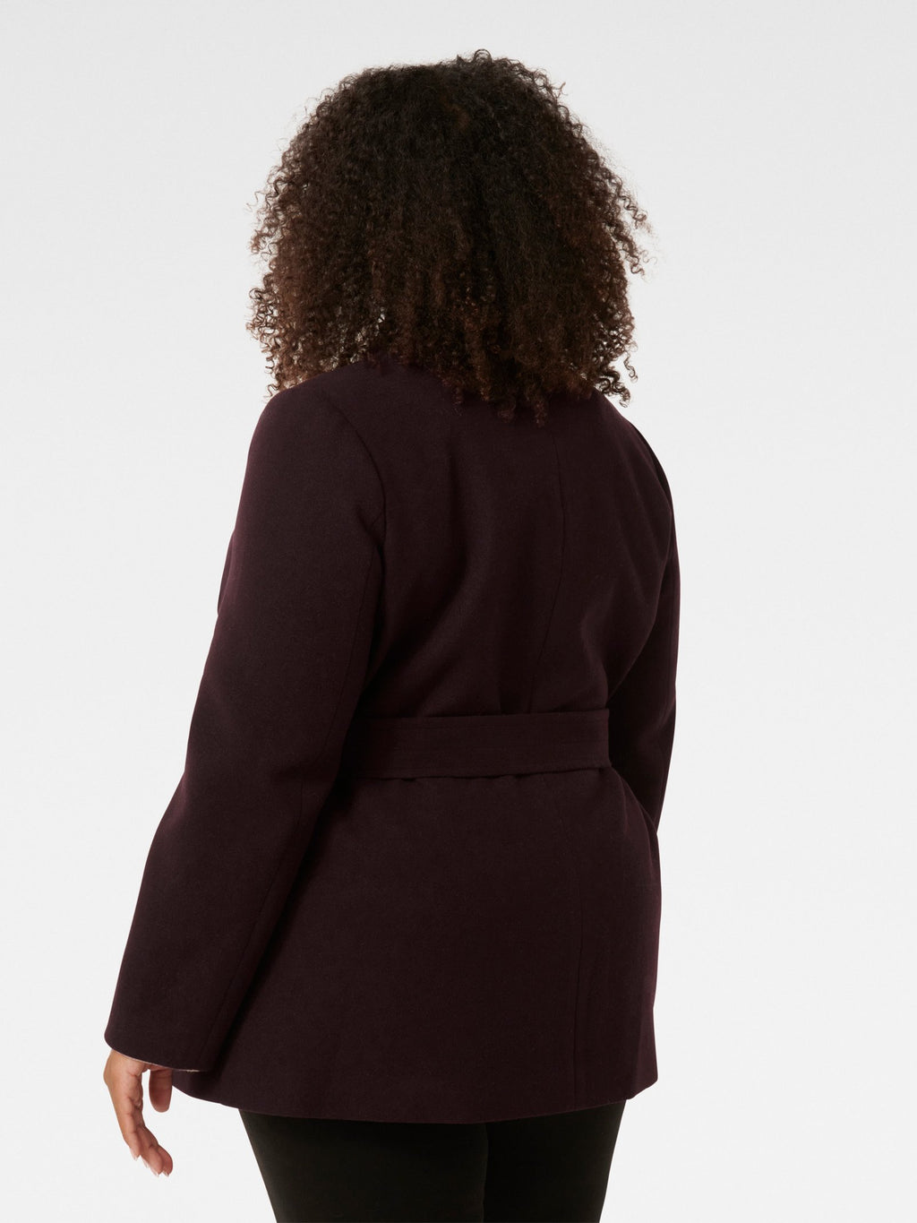  Monica Curve Wrap Coat