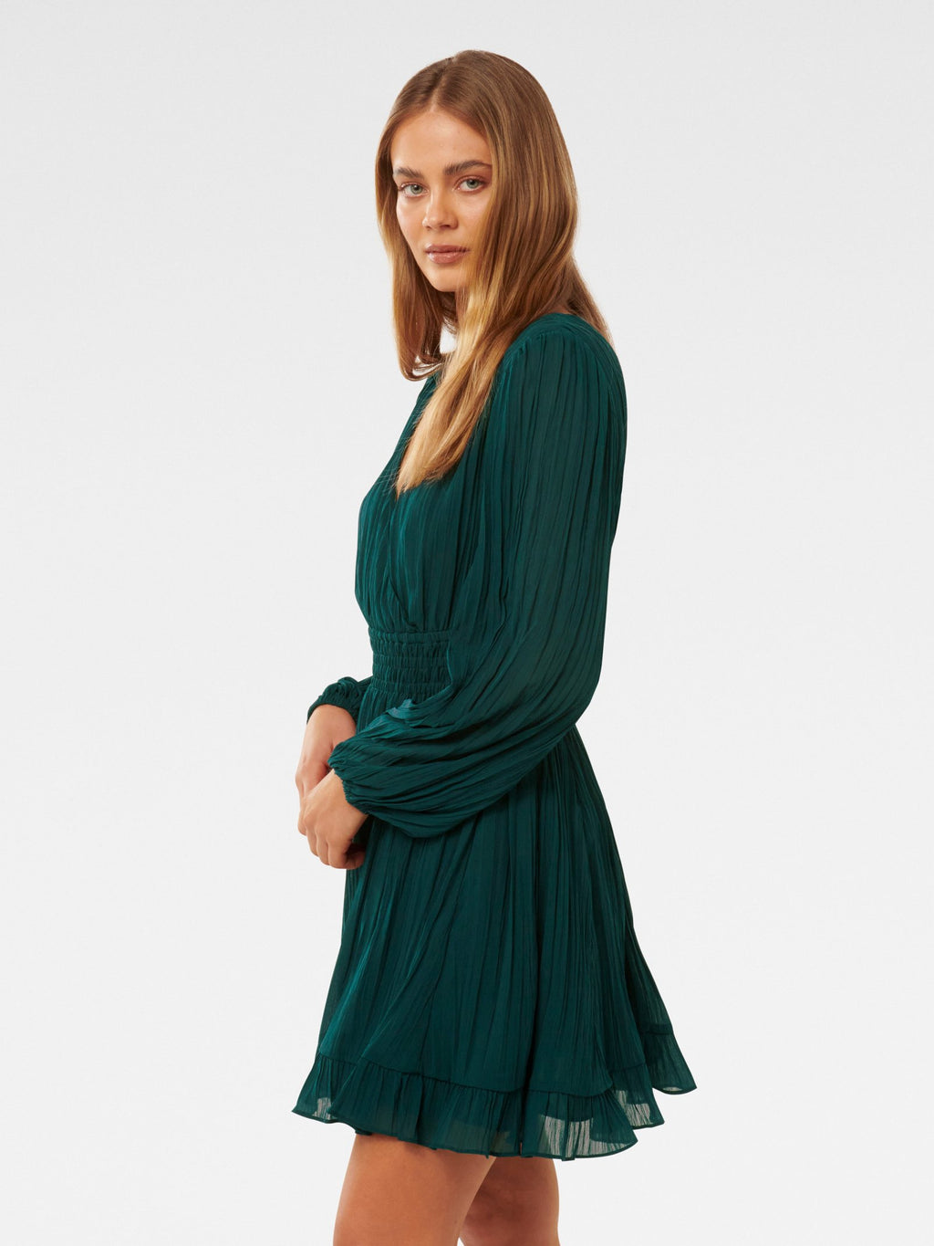  Kianna Textured Mini Dress