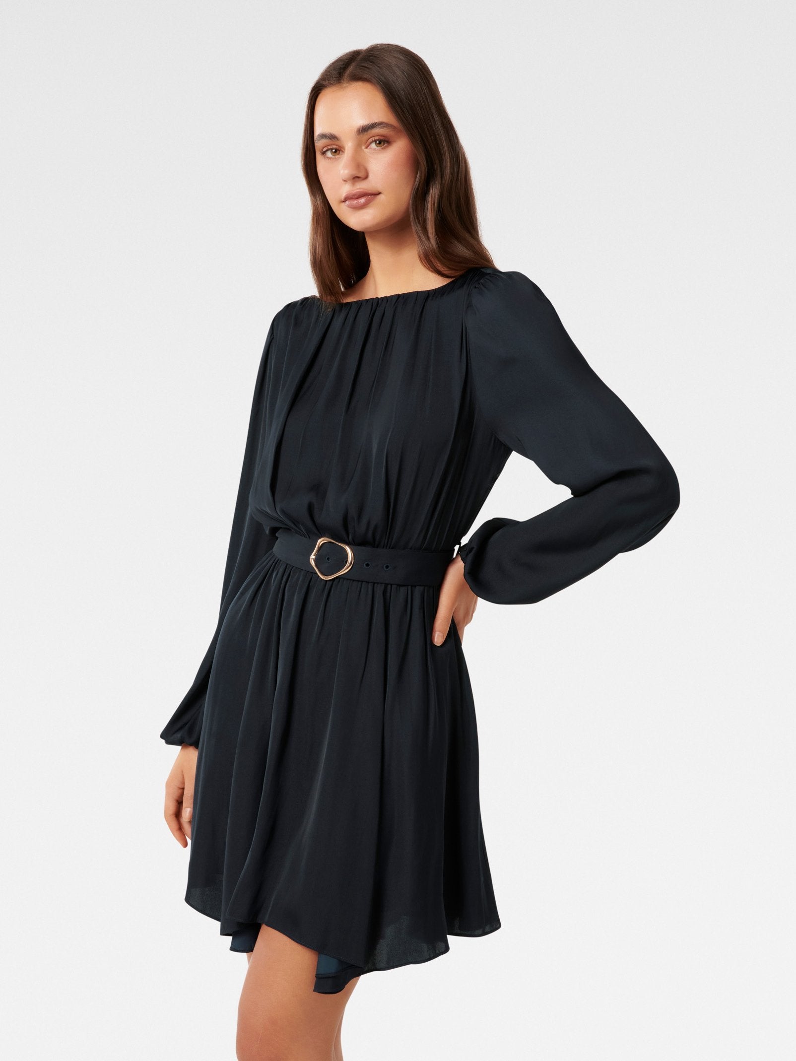  Florentine Belted Mini Dress