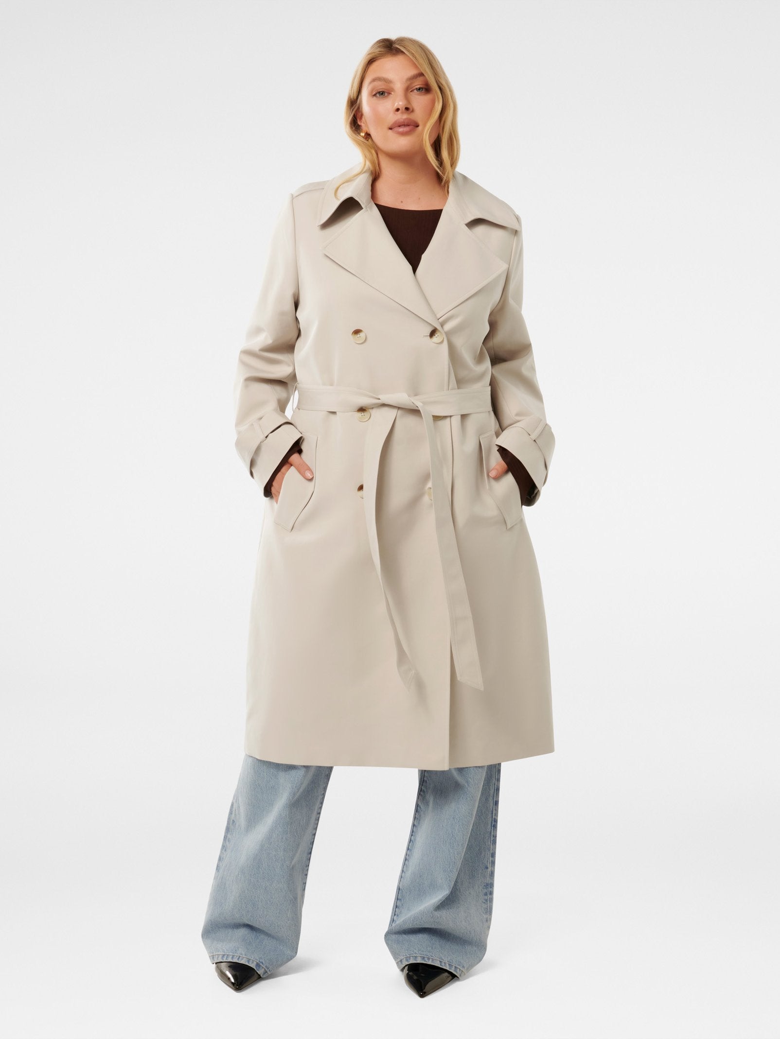  Maggie Curve Fashion Trench Coat