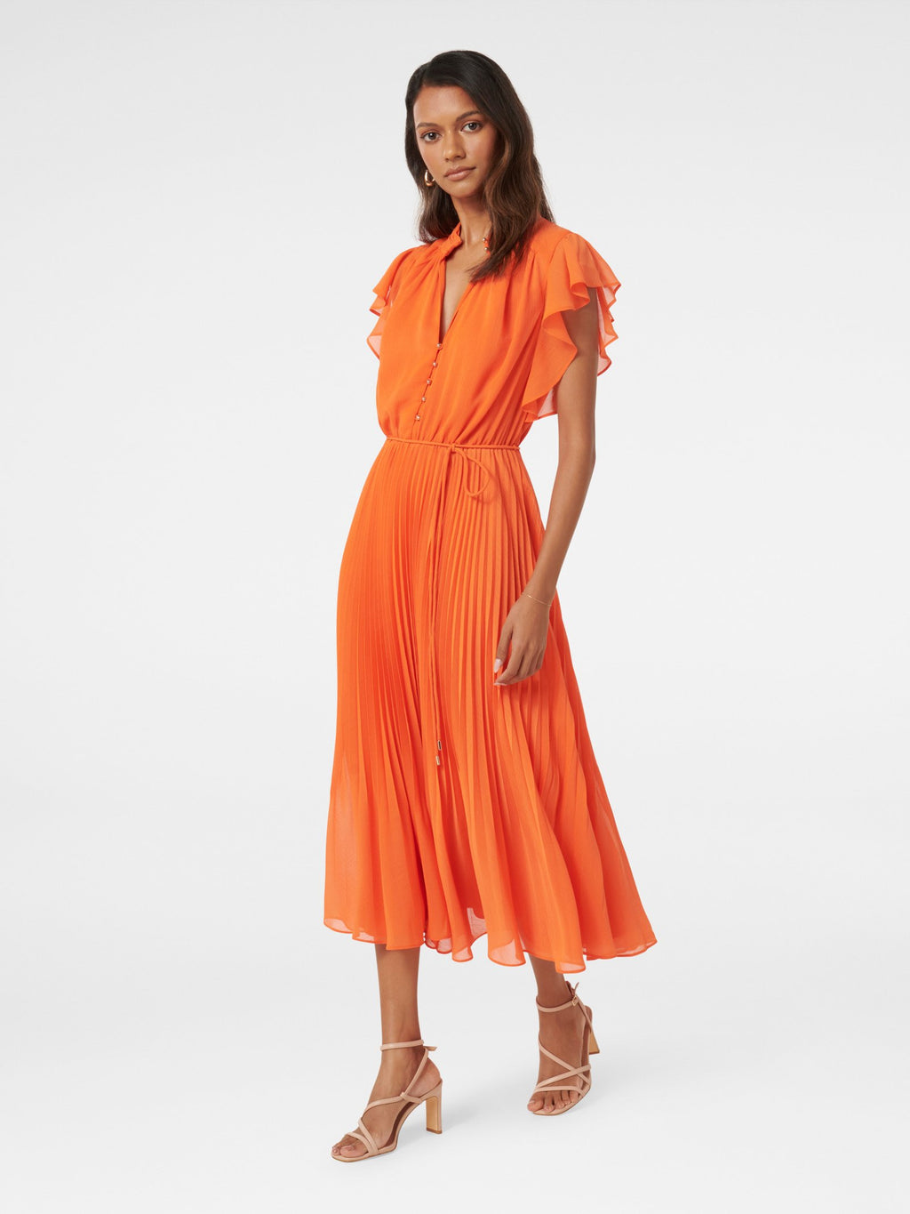  Juliet Petite Pleated Midi Dress