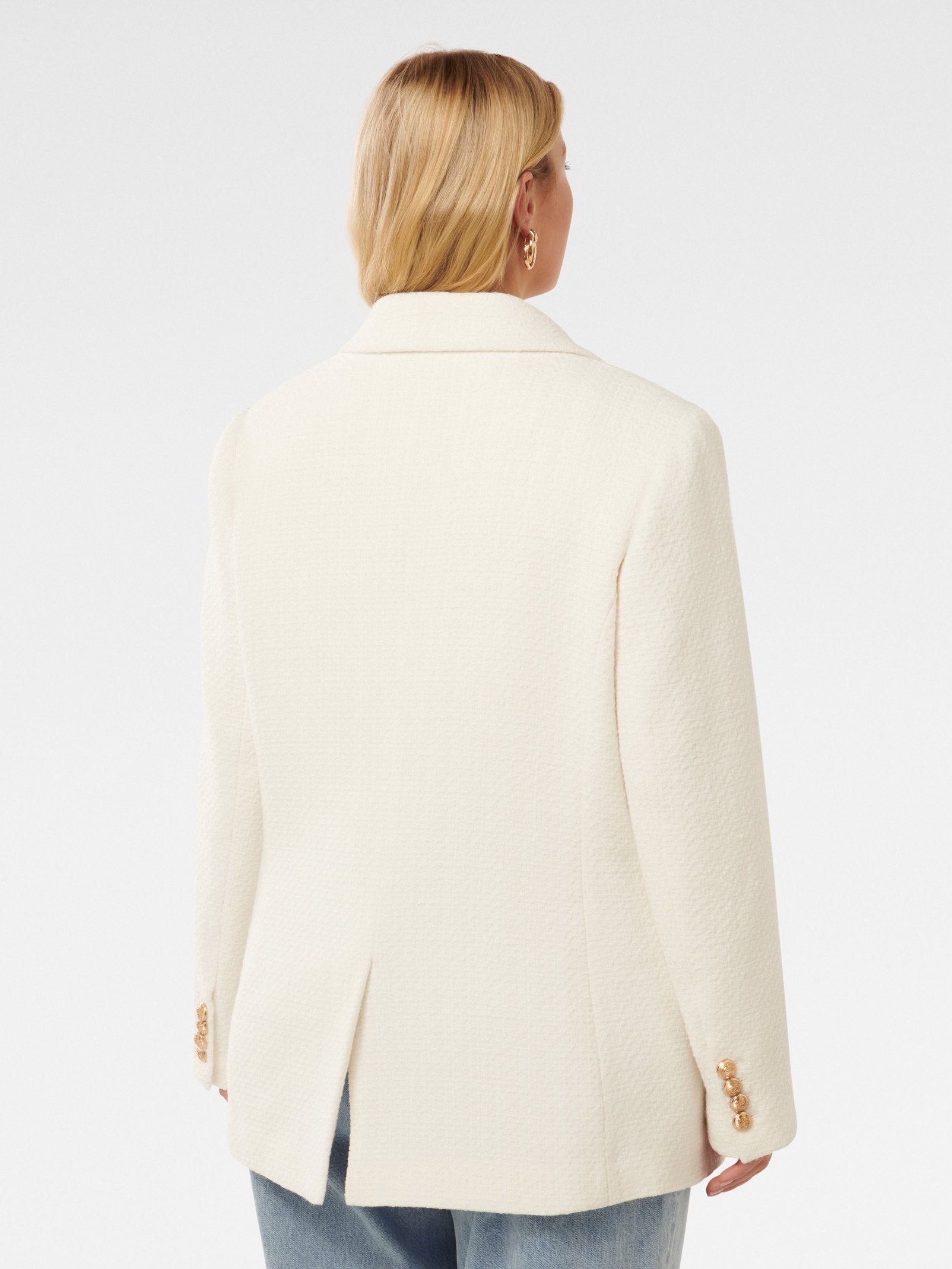  Simonna Curve Boucle Blazer