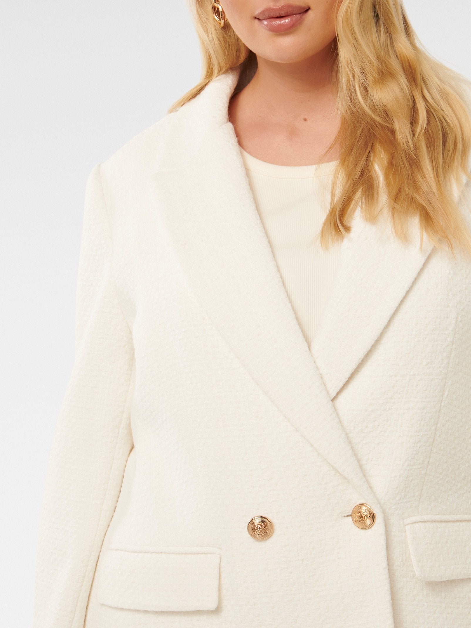  Simonna Curve Boucle Blazer