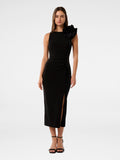 Amity Spliced Rosette Midi Dress