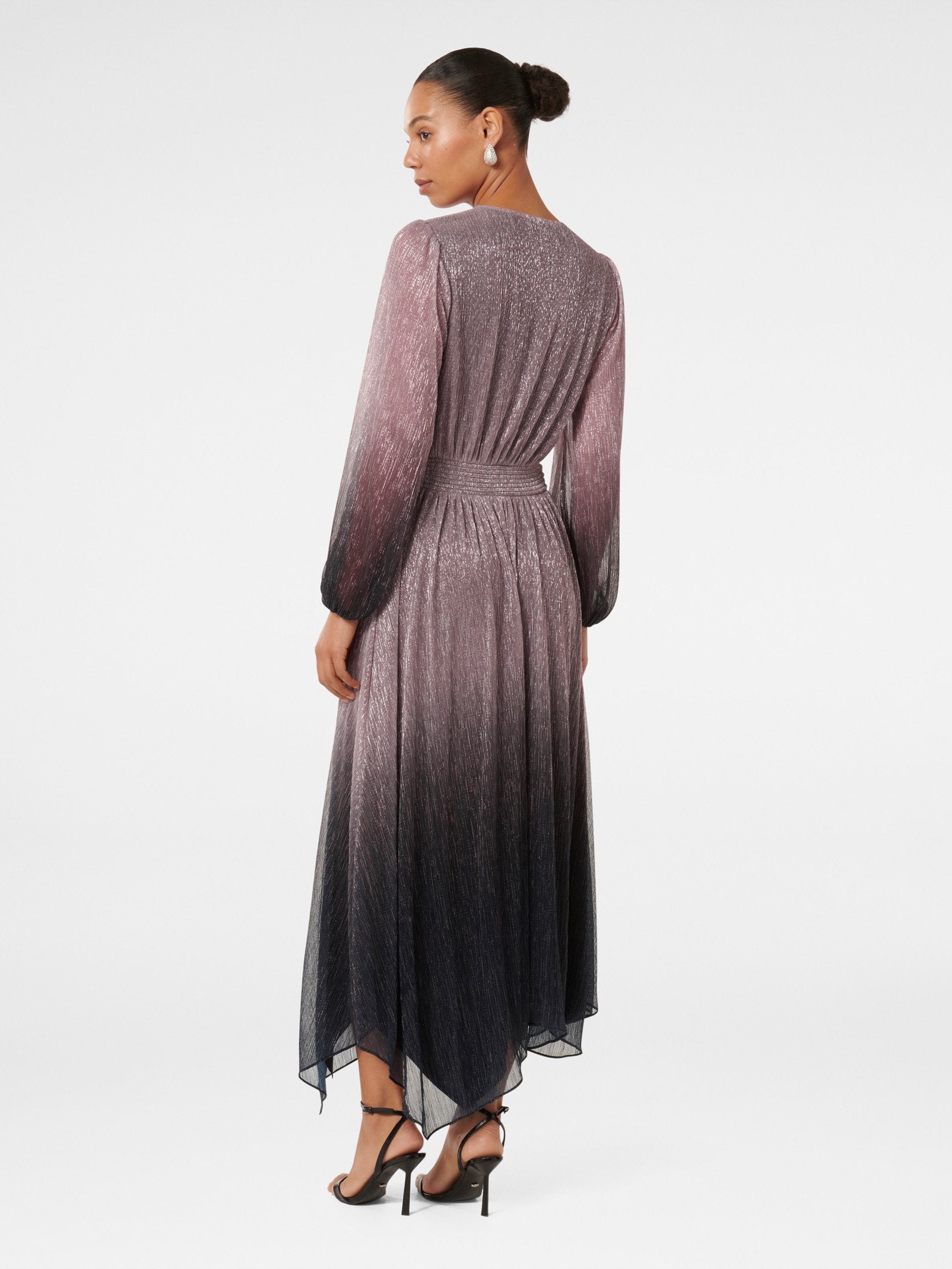  Gisele Ombre Plisse Maxi Dress