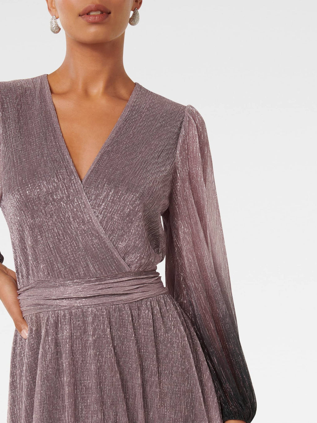  Gisele Ombre Plisse Maxi Dress