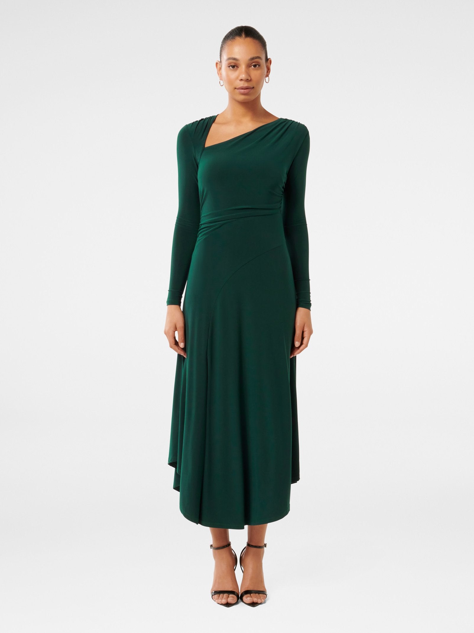 Sawyer Asymmetric Drape Dress