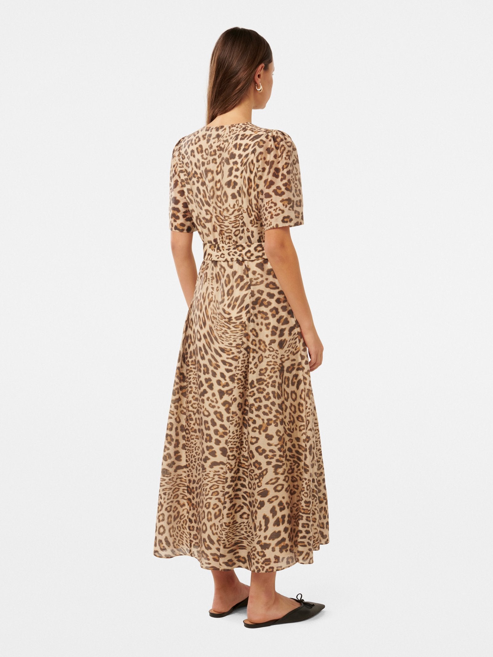  Melinda Belted Midi Dress