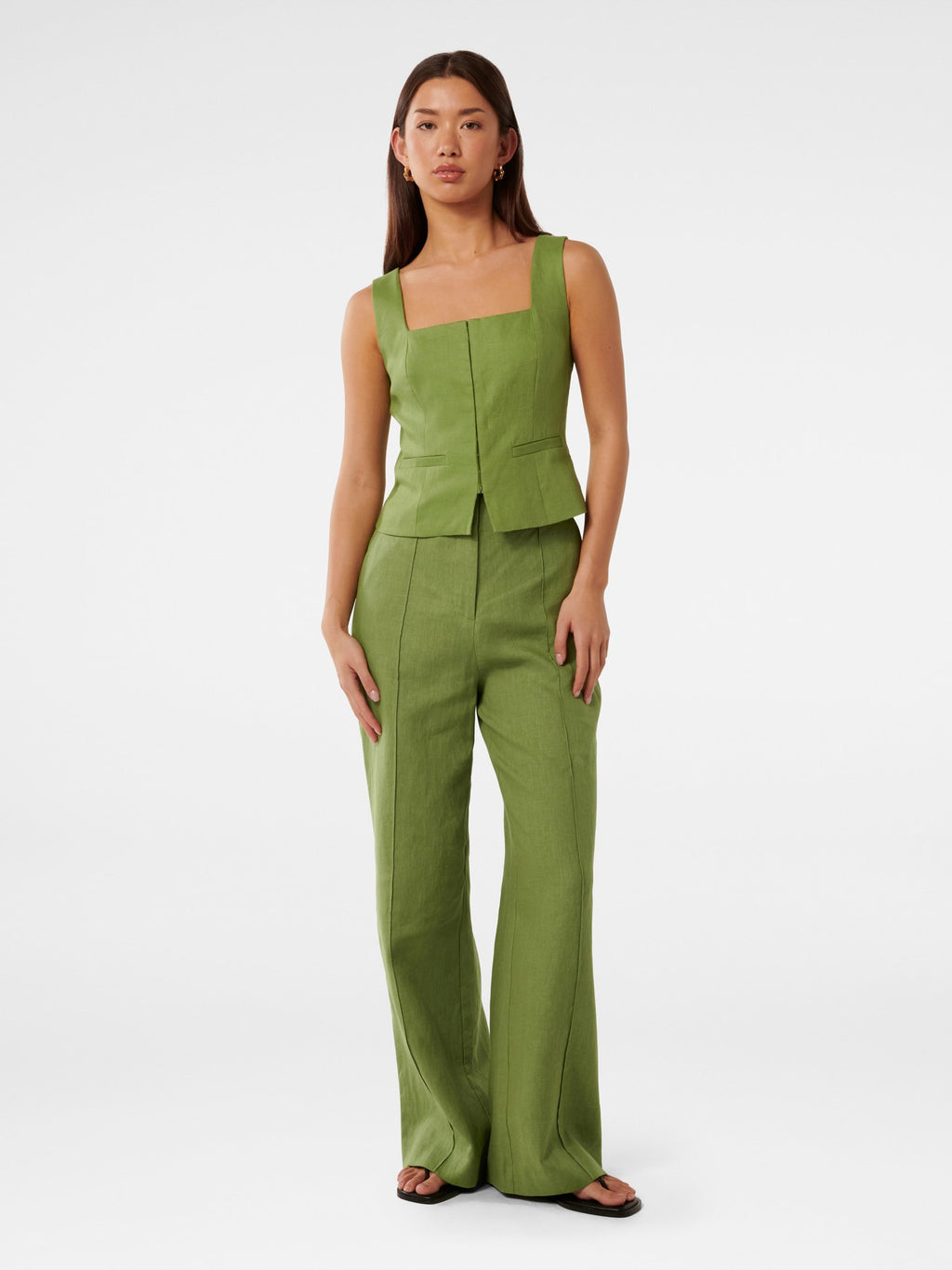  Posey Square Neck Waistcoat