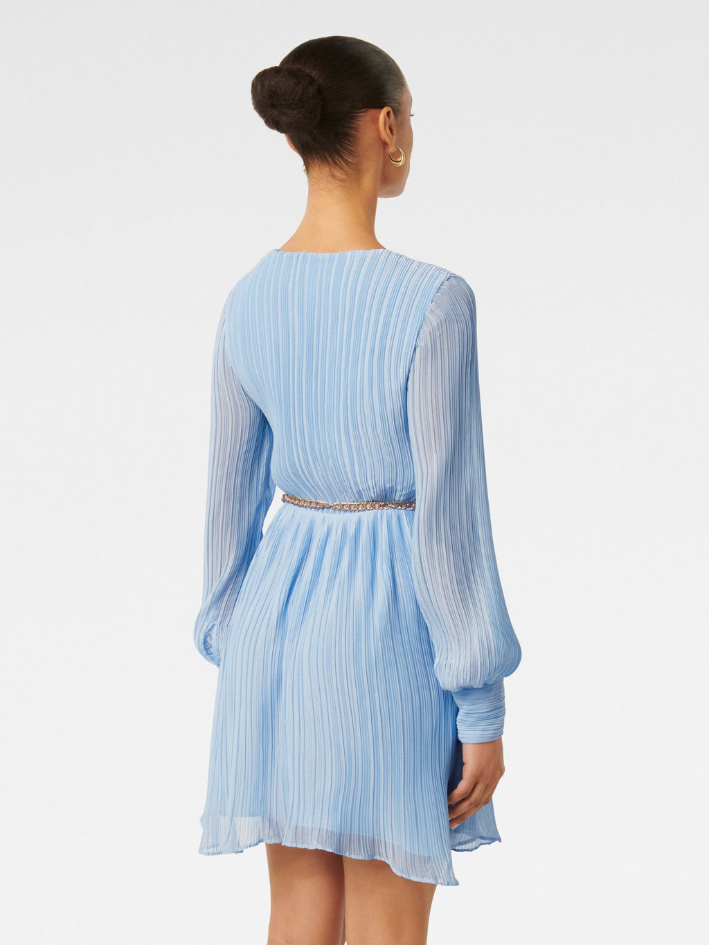 Genevieve Petite Crinkle Mini Dress
