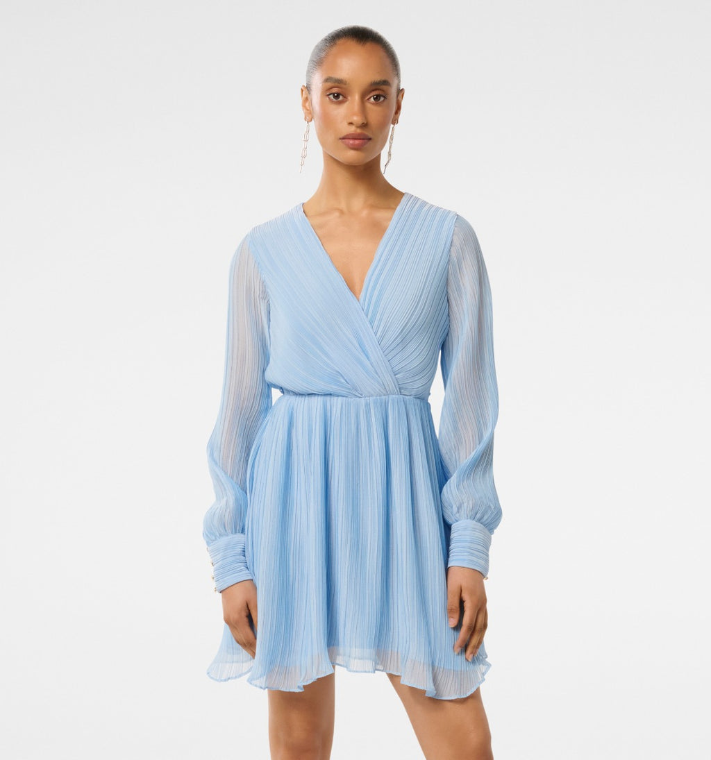 Genevieve Petite Crinkle Mini Dress