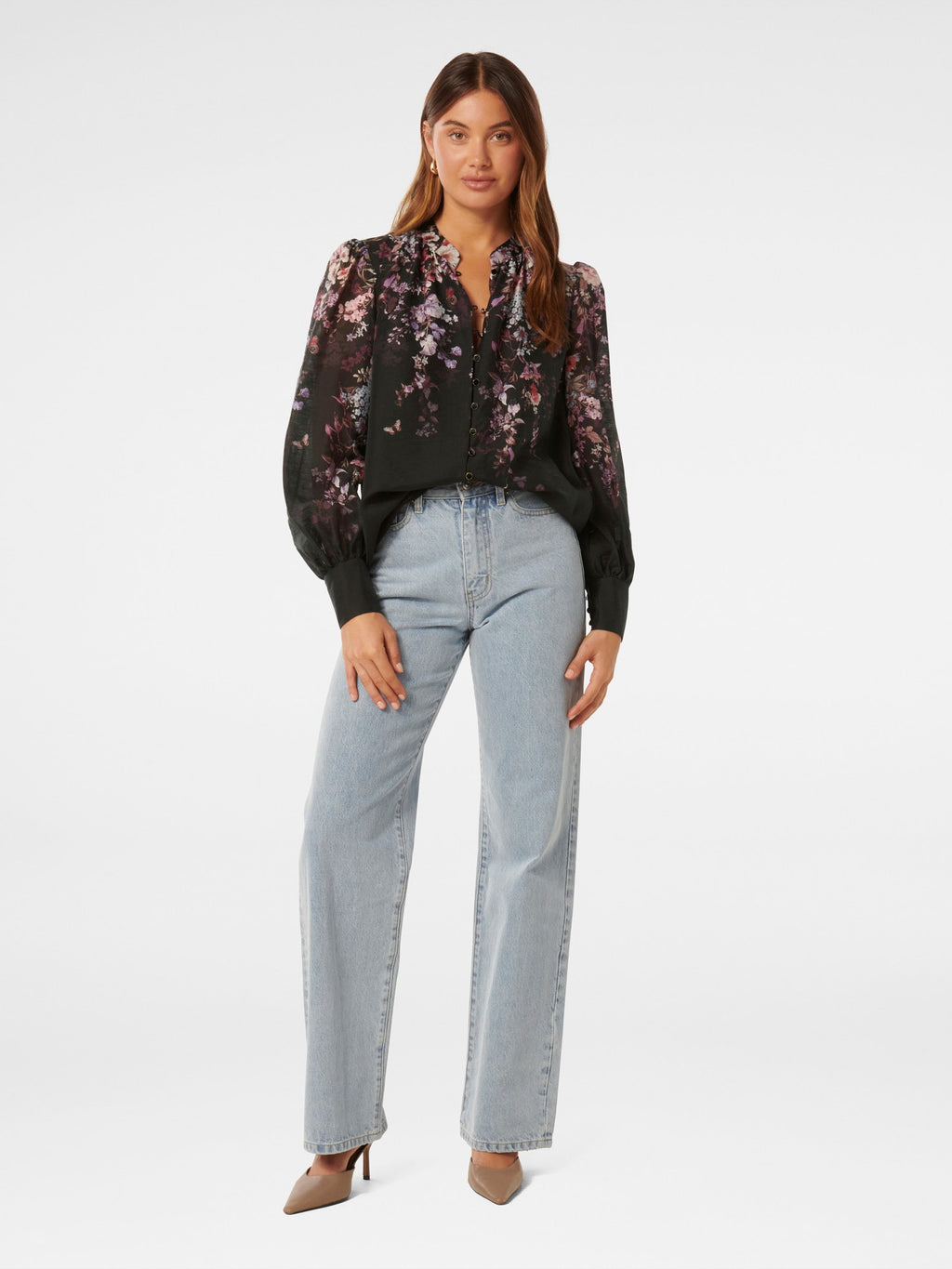  Parker Placement Print Top