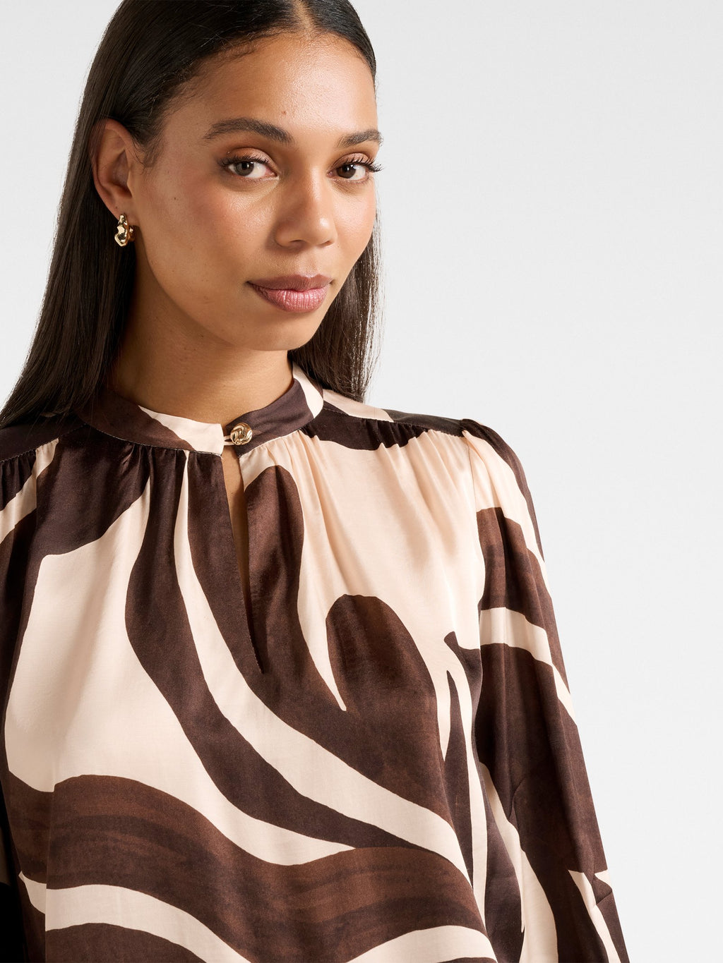 Kai Gathered Detail Blouse