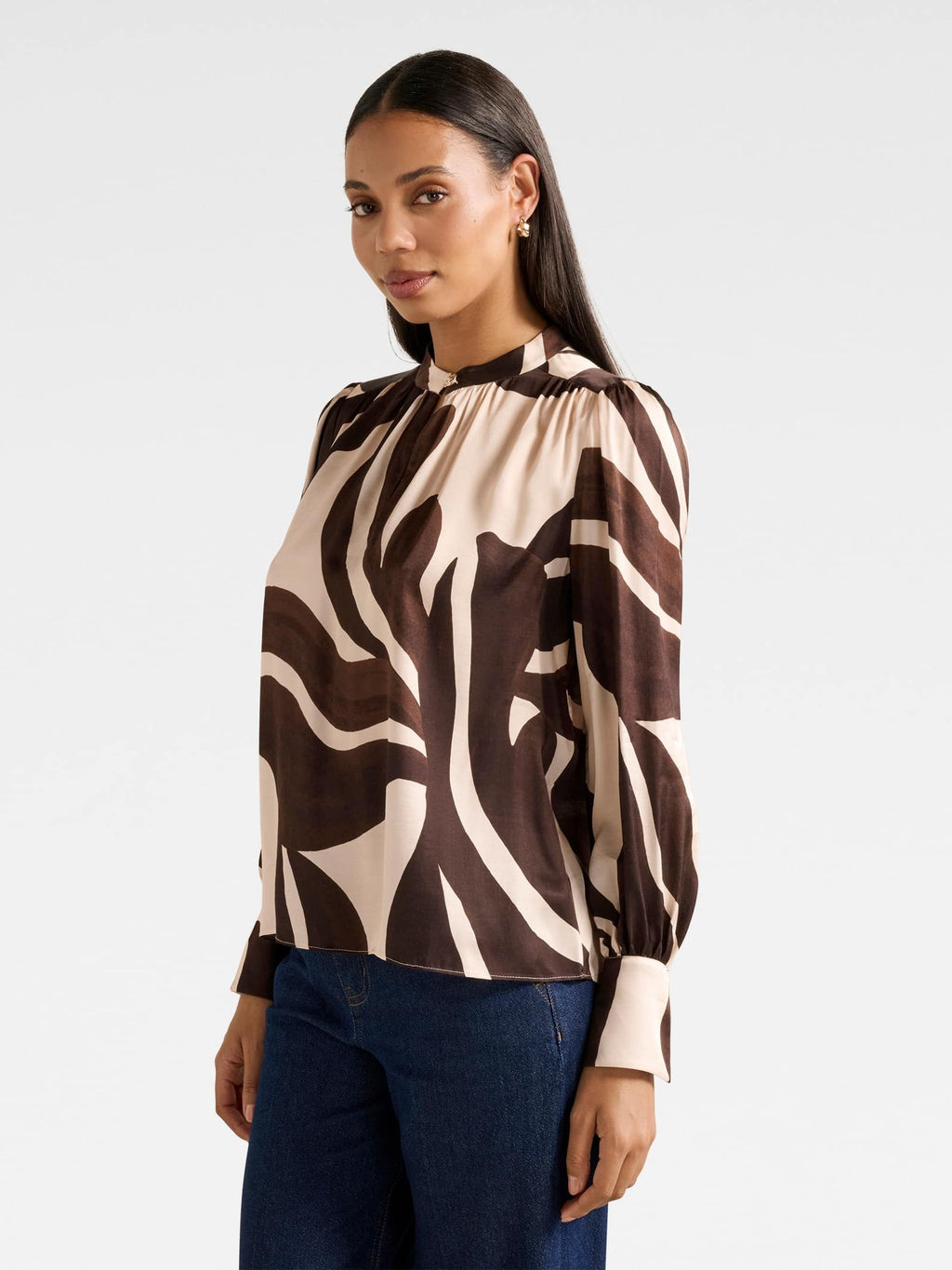 Kai Gathered Detail Blouse