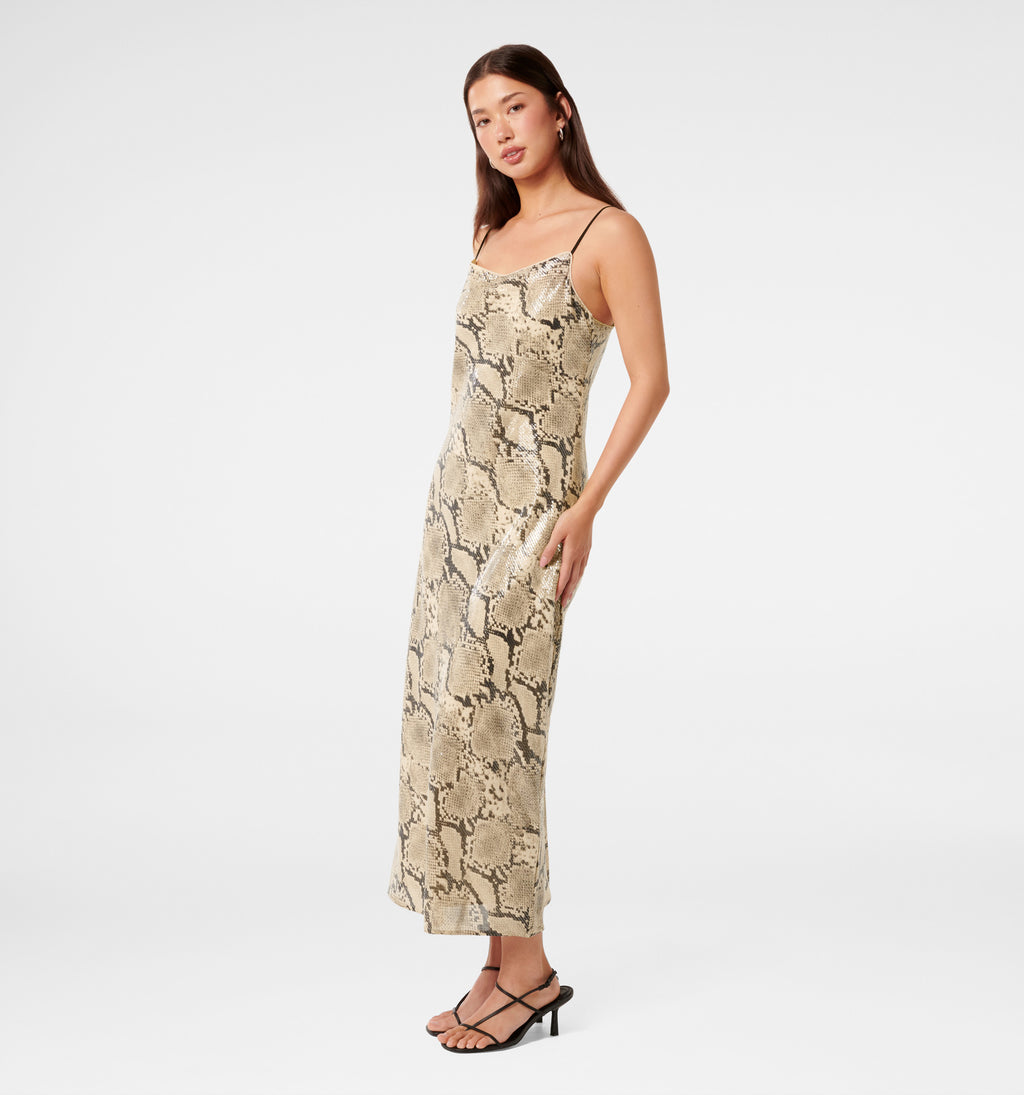 Kennedy Sequin Print Midi Dress