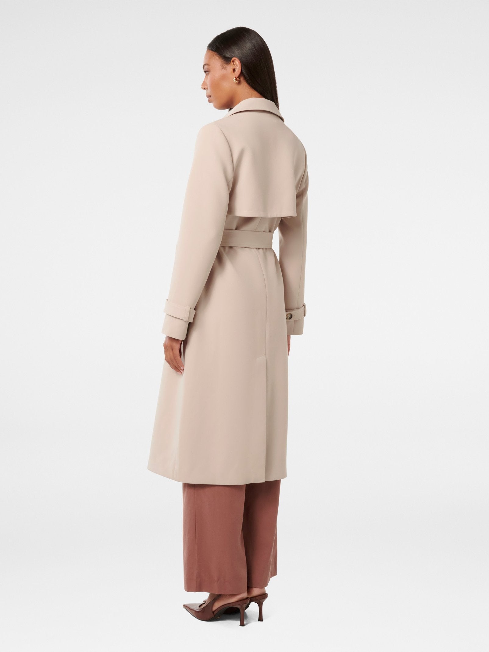  Leanne Crepe Trench Coat