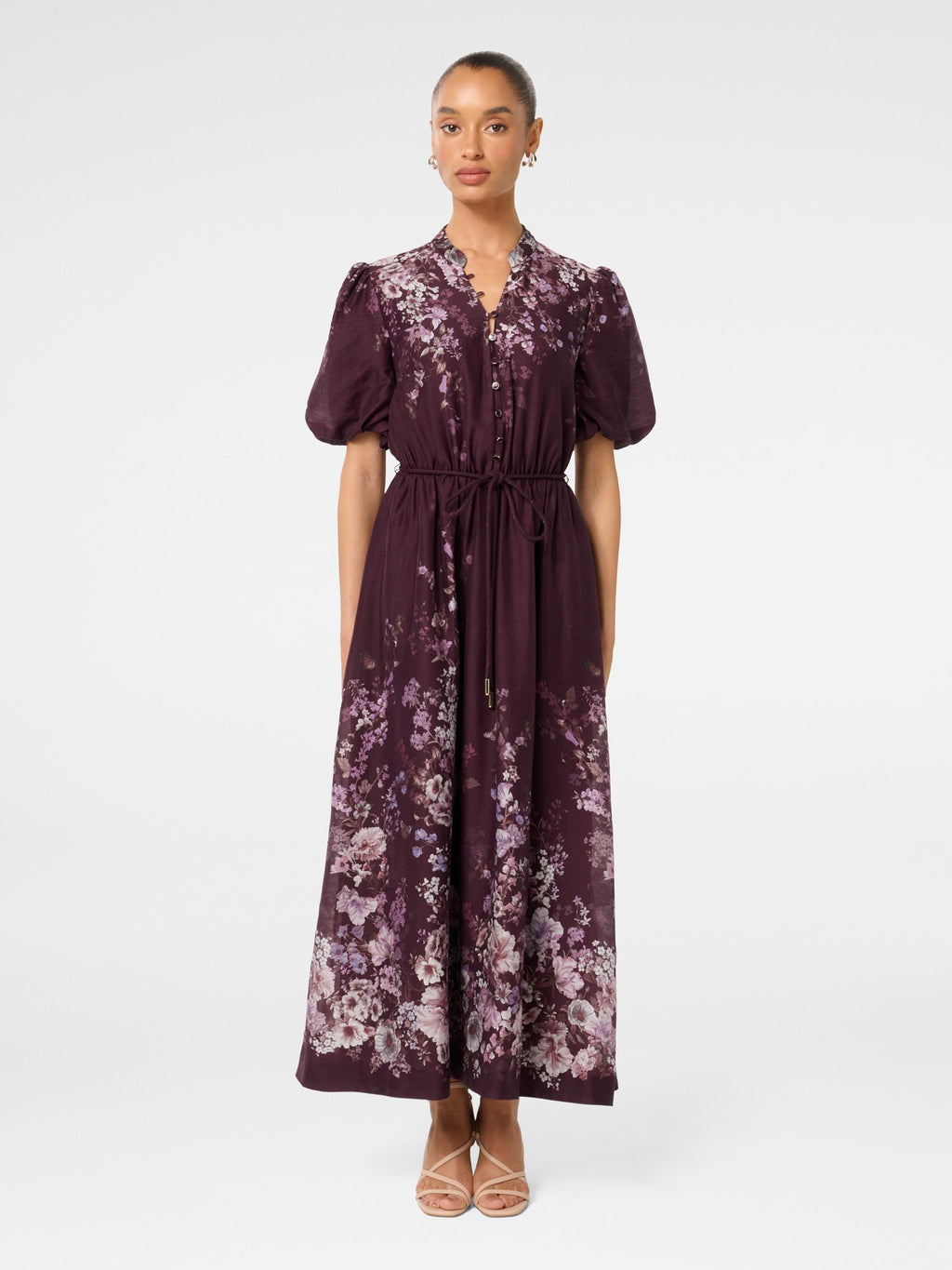 Adele Petite Printed Midi Dress