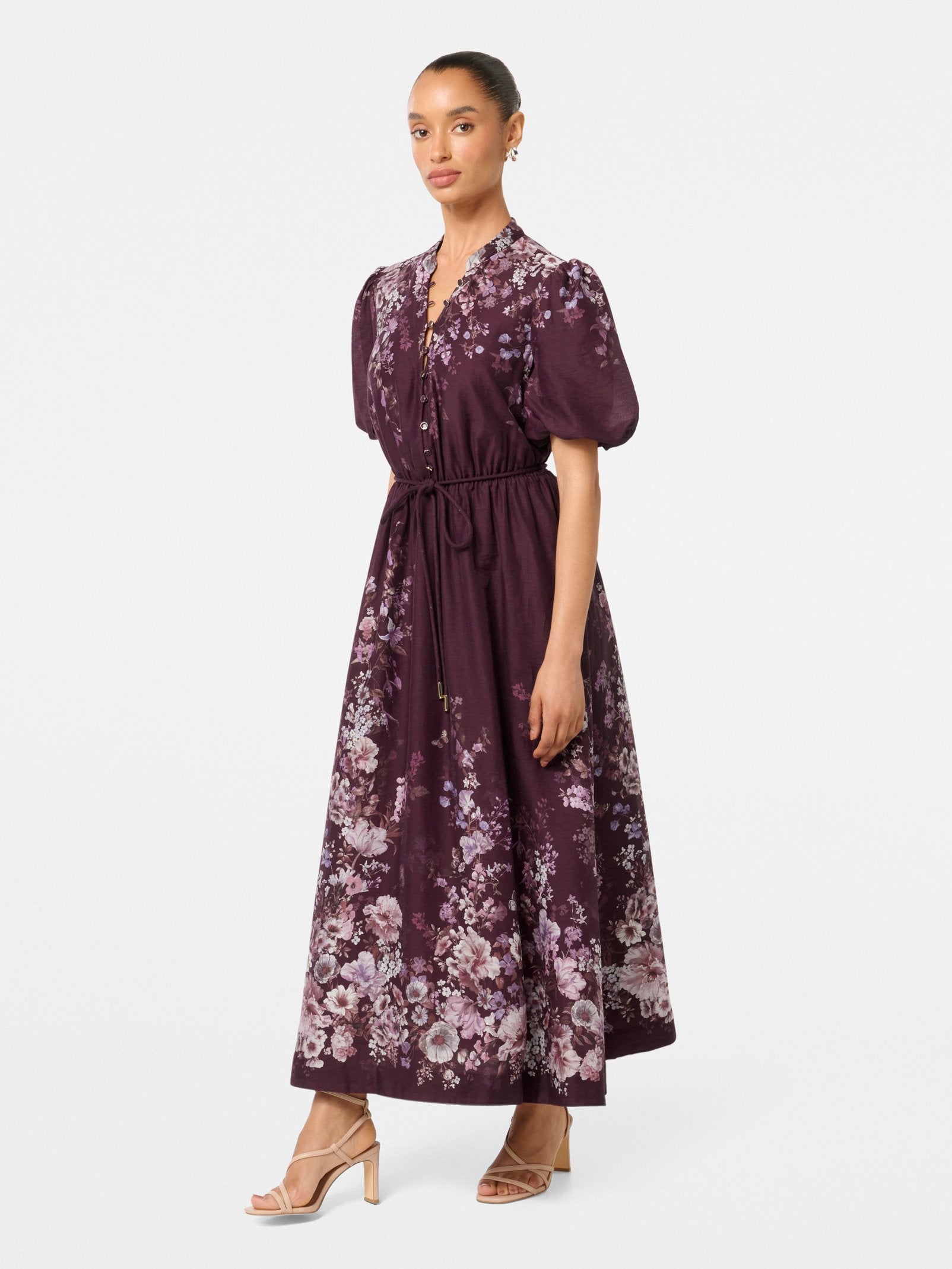  Adele Petite Printed Midi Dress