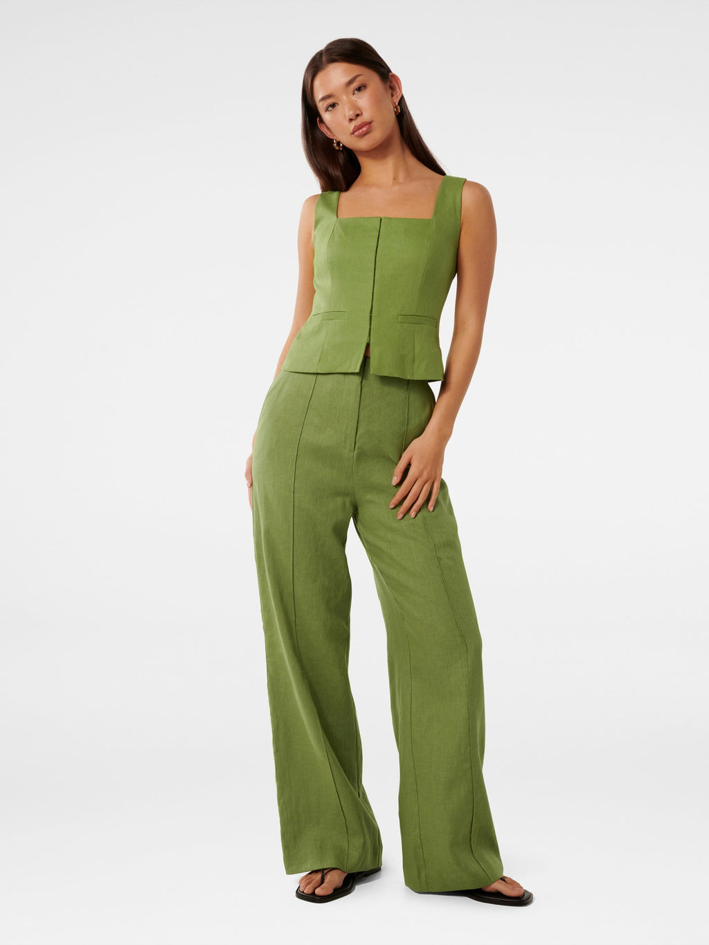  Posey Linen Wide Leg Pant