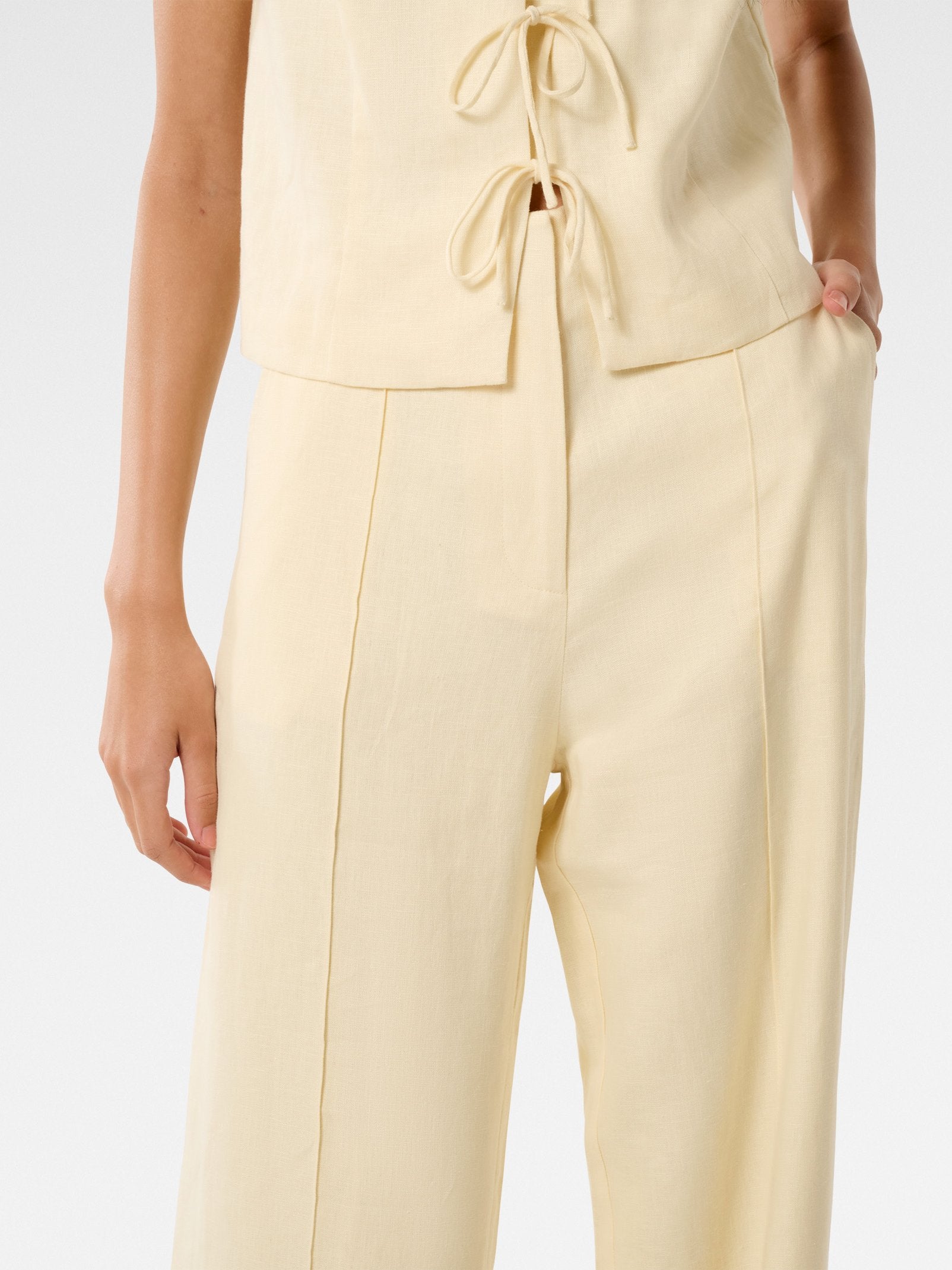 Posey Linen Wide Leg Pant