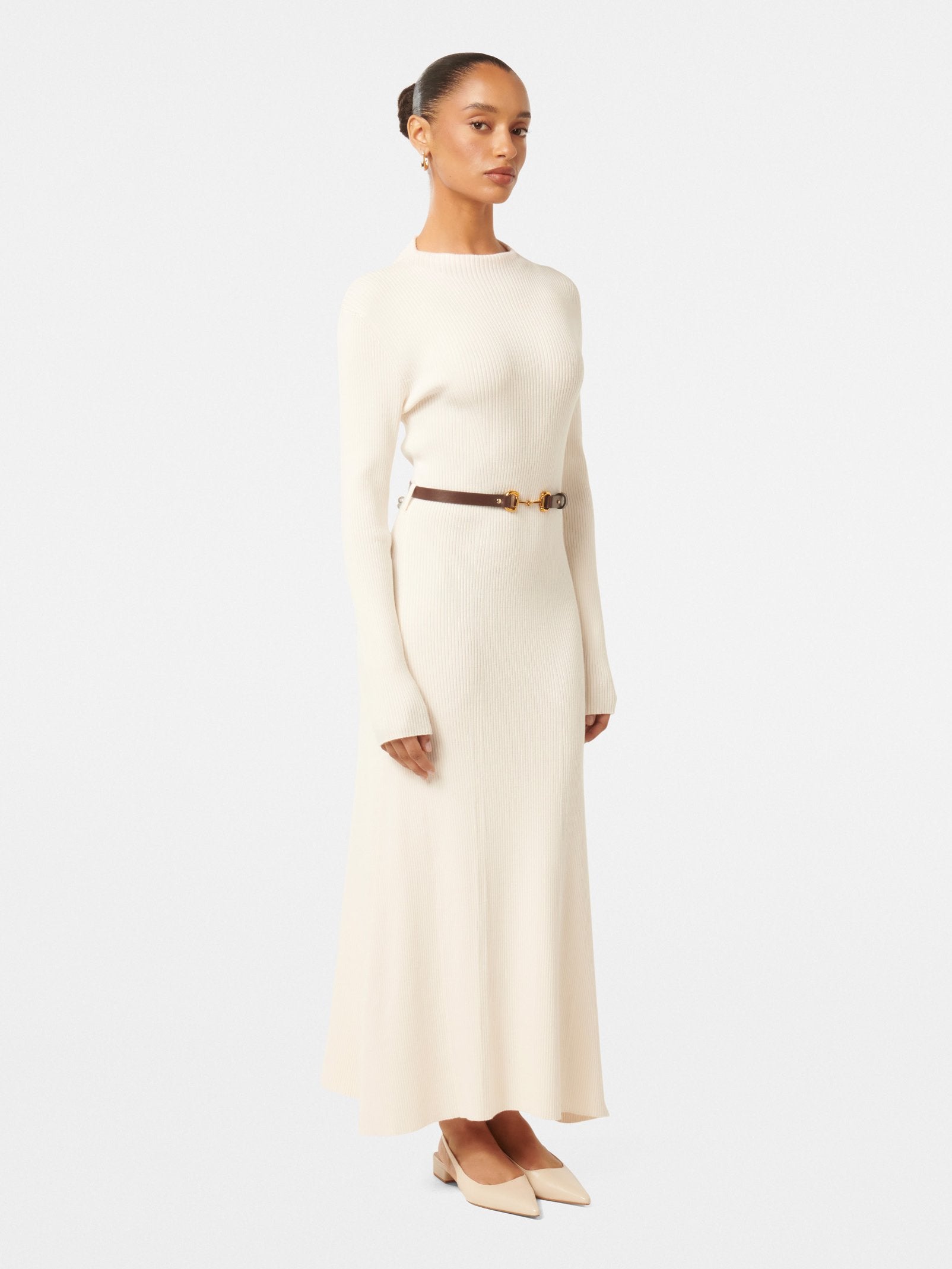  Leena Petite Belted Midi Dress