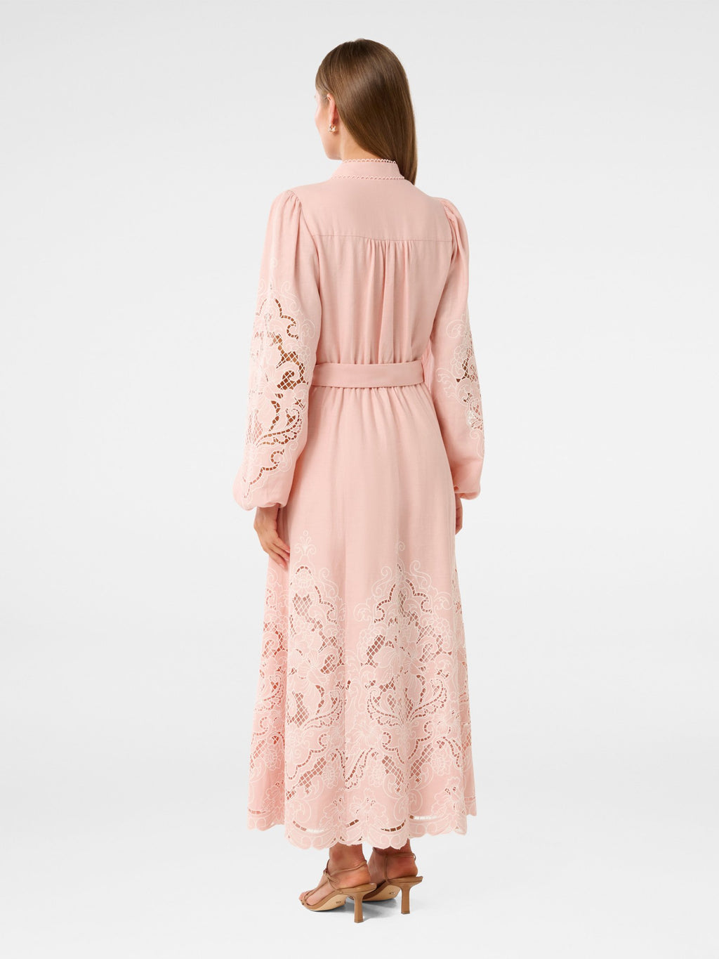 Ebony Embroidered Midi Dress
