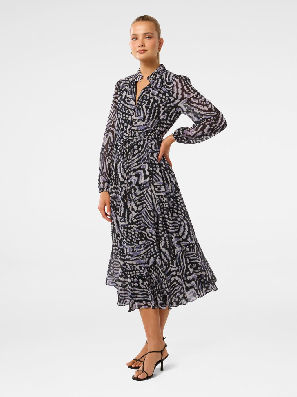  Balwyn High-Low Hem Midi Dress