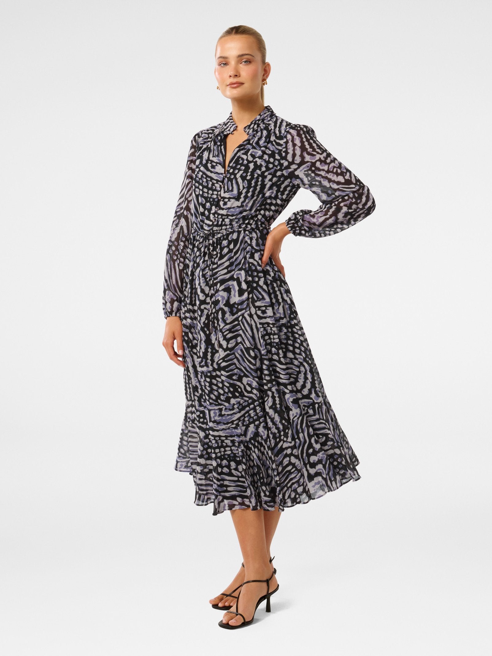  Balwyn High-Low Hem Midi Dress