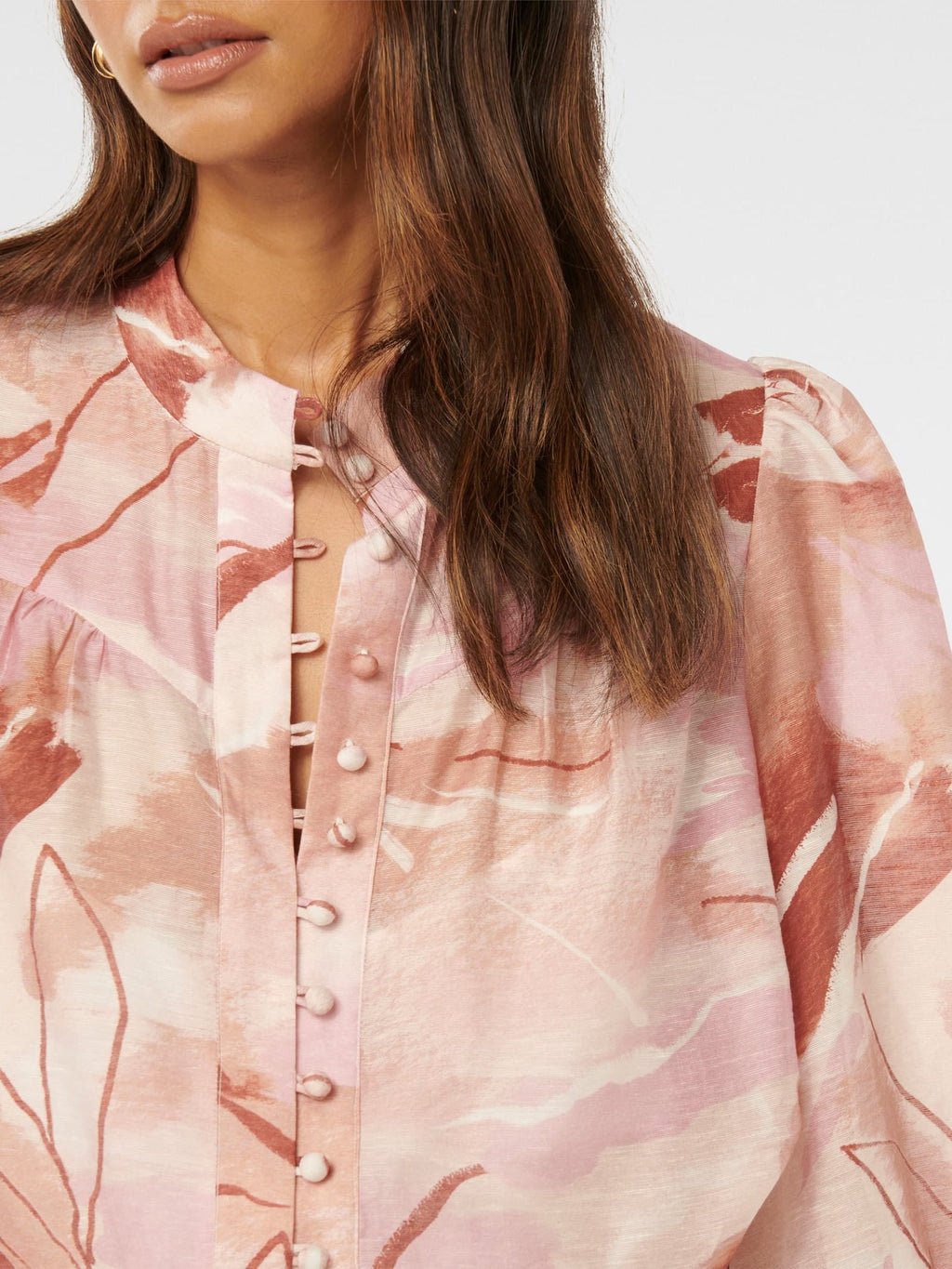  Yolanda Petite Yoke Blouse