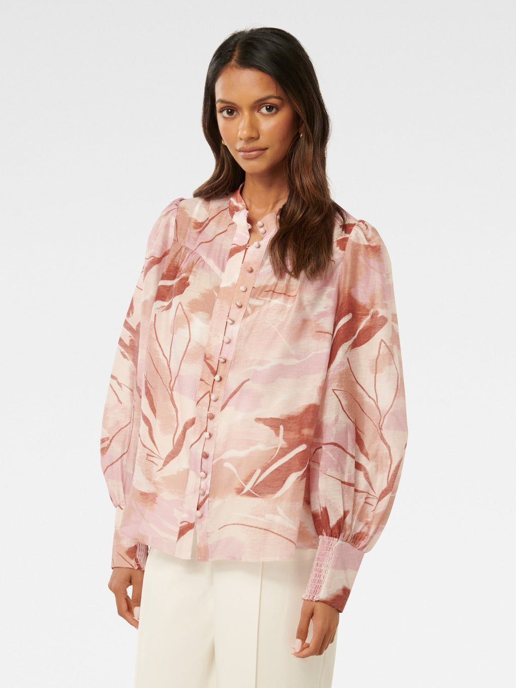  Yolanda Petite Yoke Blouse
