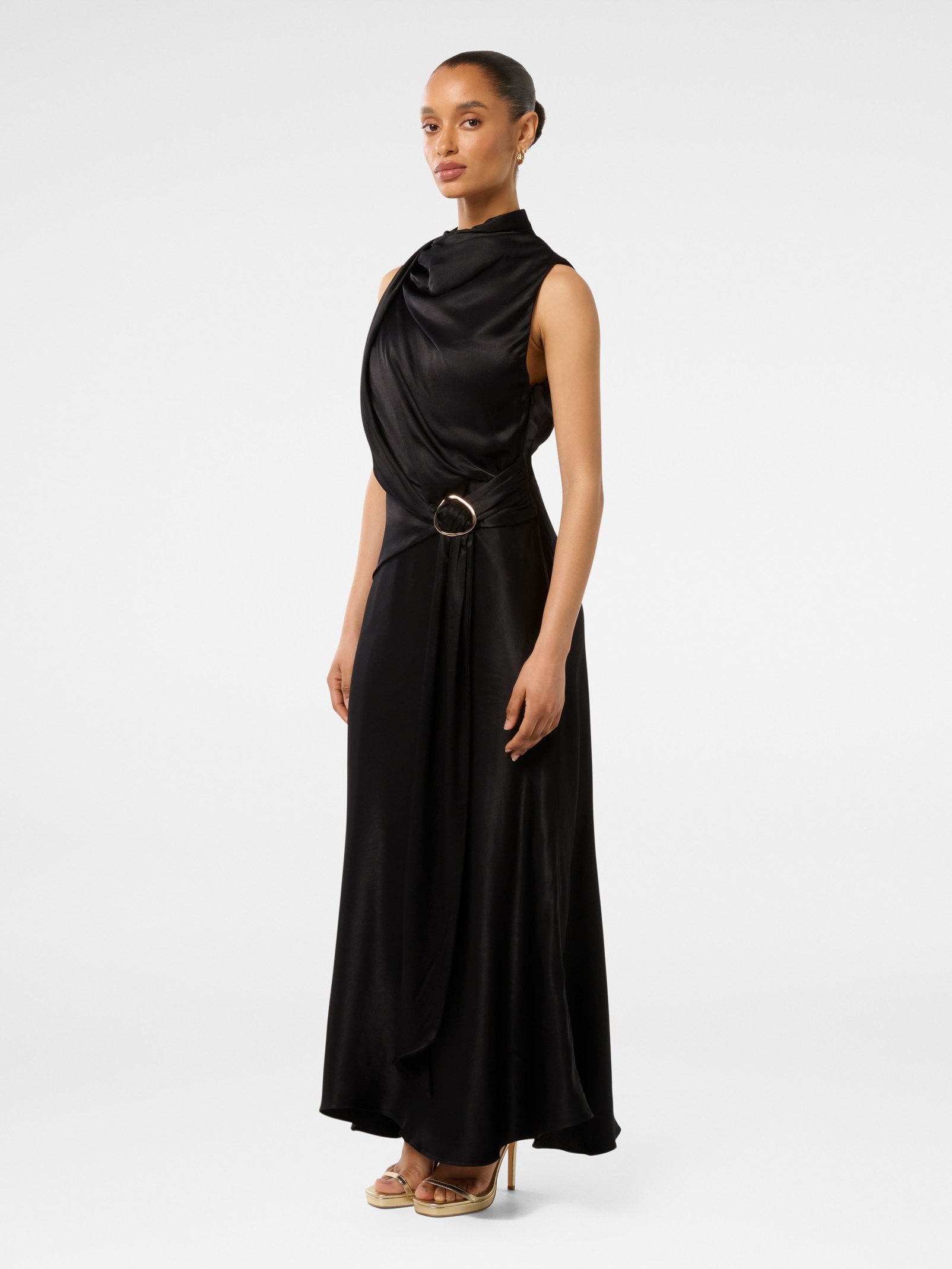  Cassie Petite Satin Midi Dress