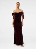 Ada Petite Off Shoulder Bow Gown