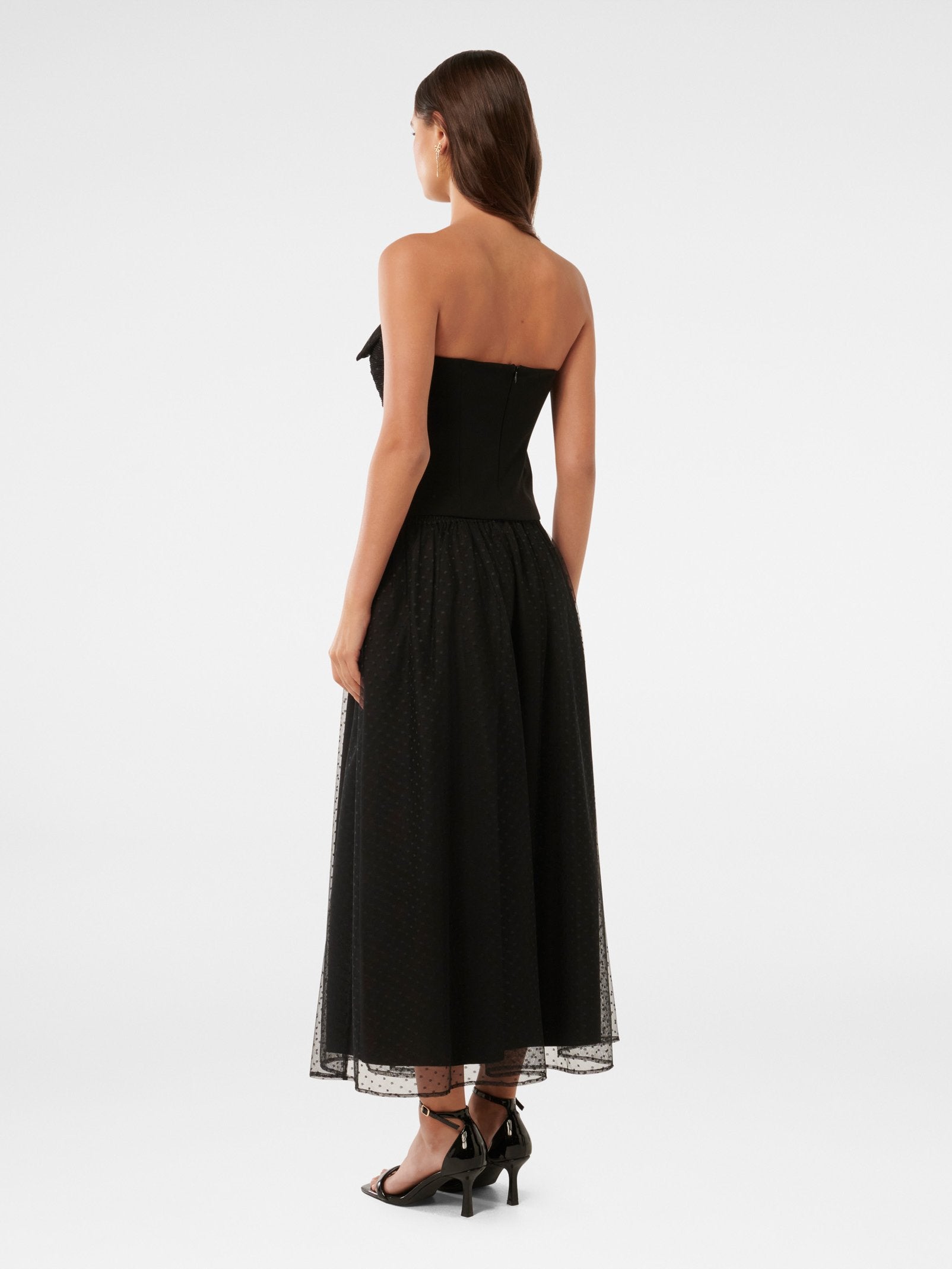  Anais Tulle Midi Skirt