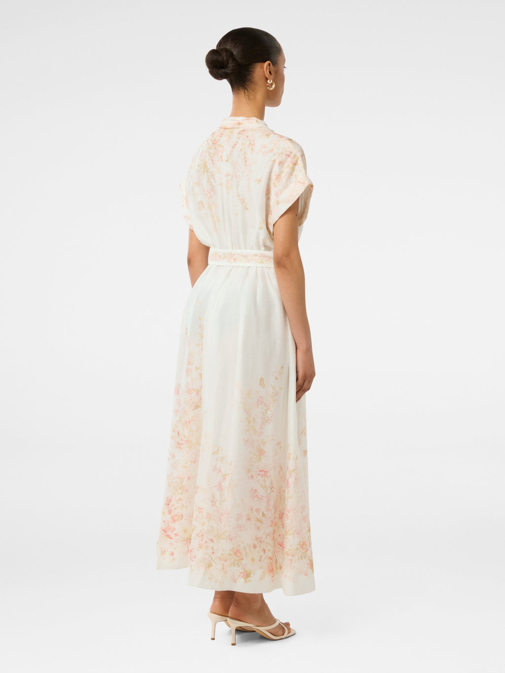 Mollie Petite Printed Midi Dress