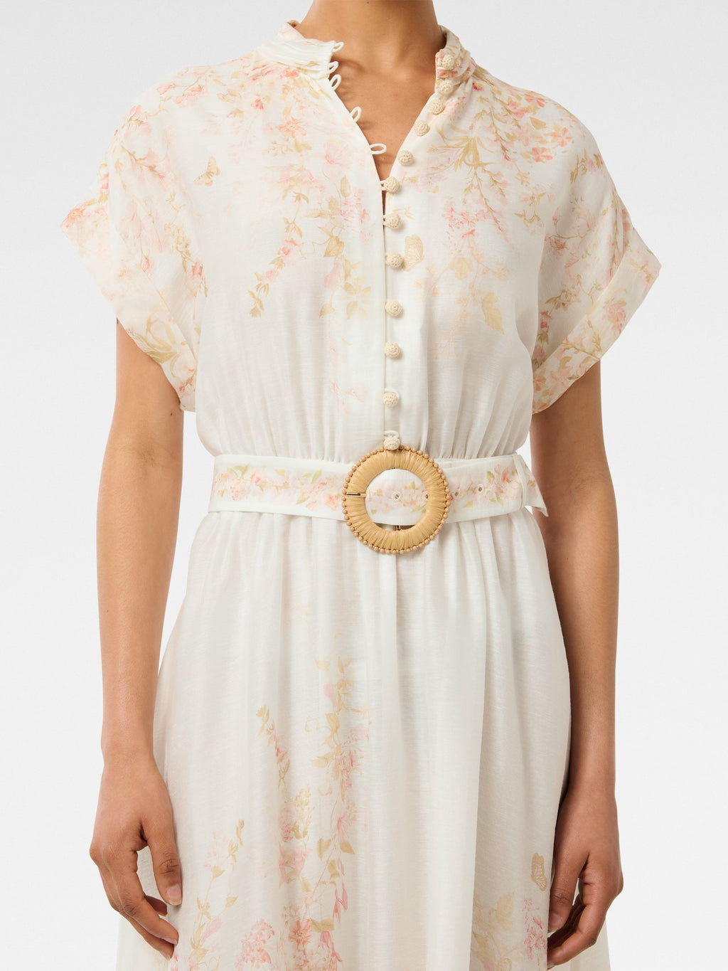 Mollie Petite Printed Midi Dress