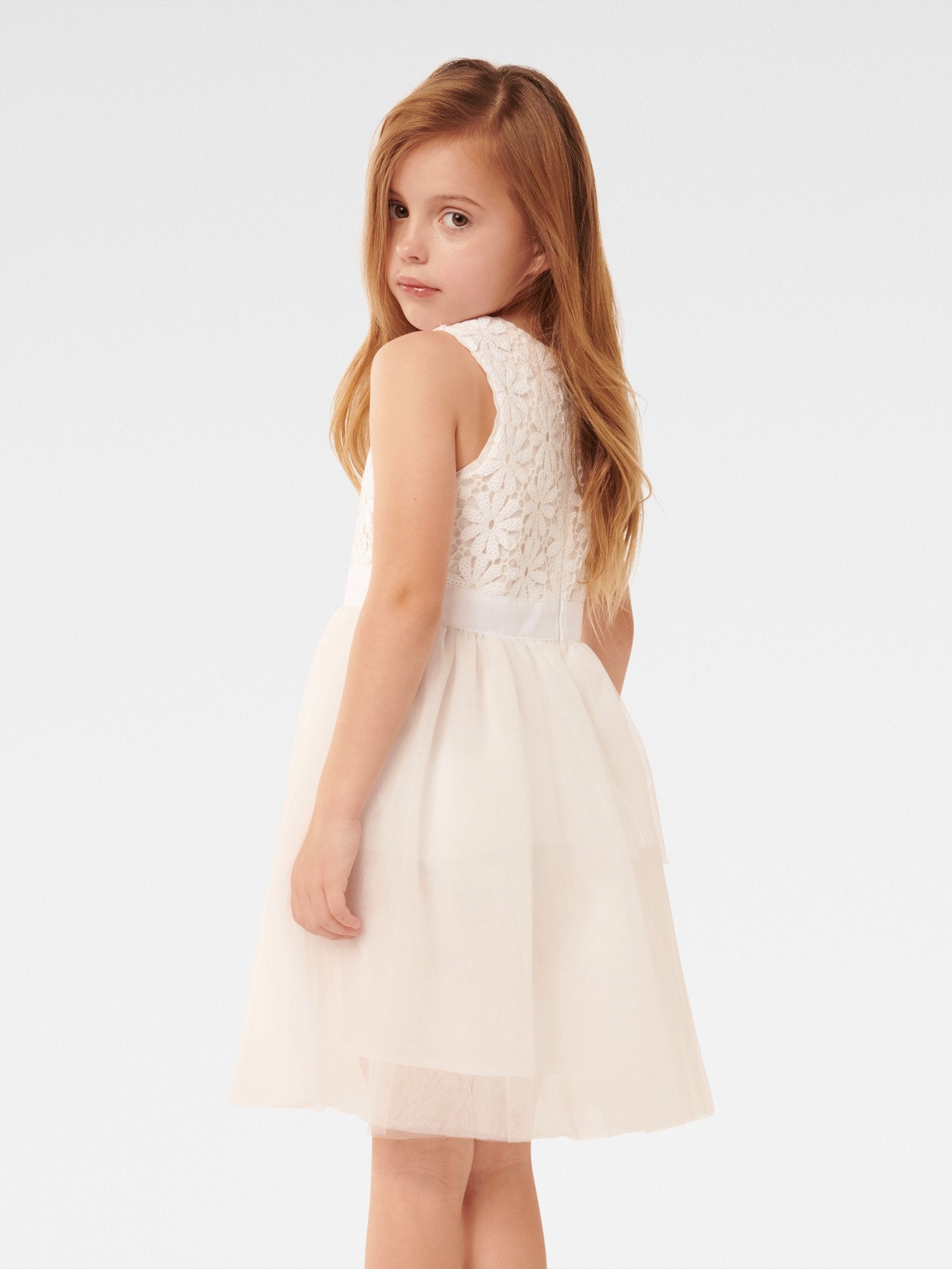 Eloise Layered Tulle Girls Dress