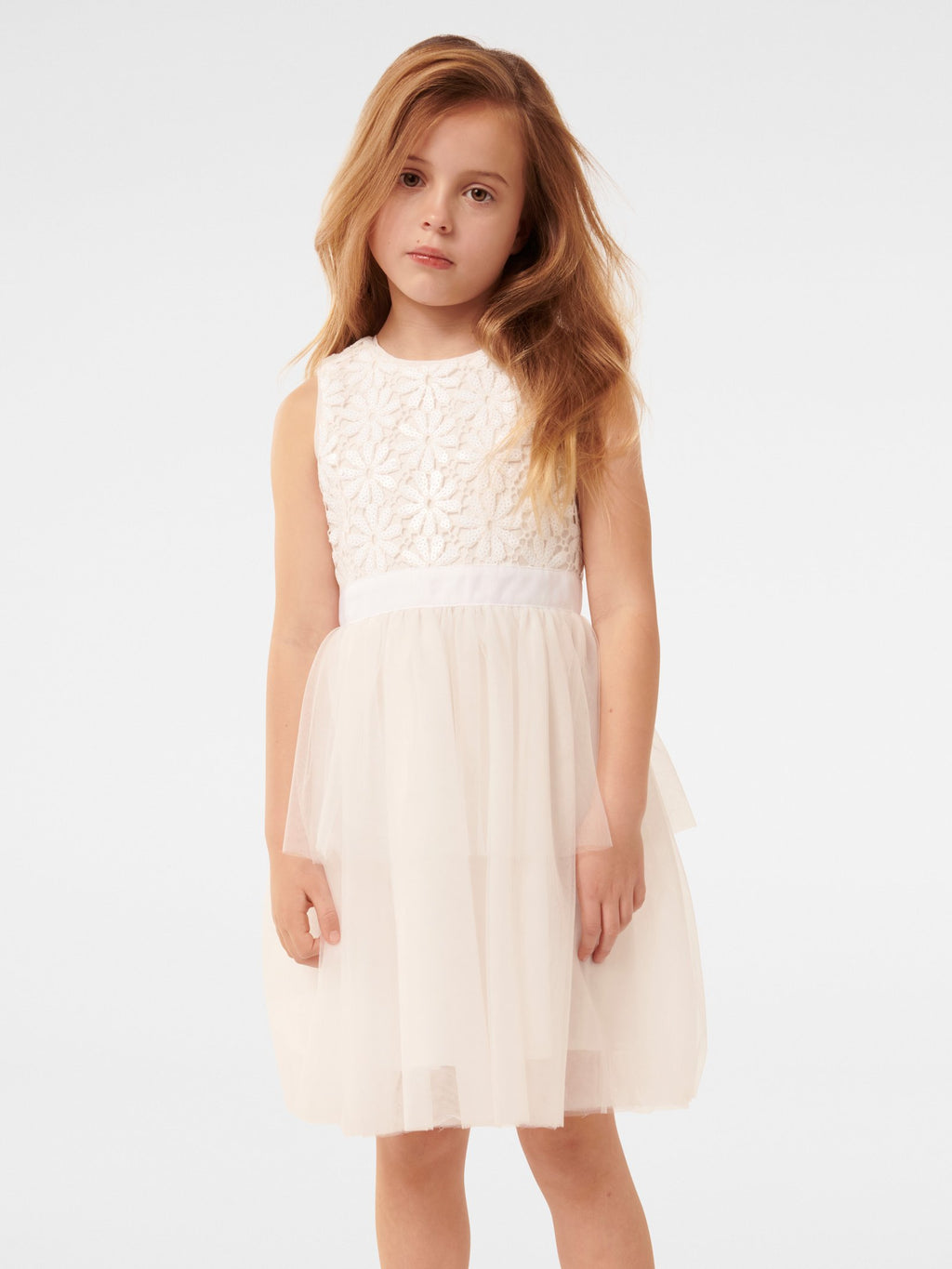 Eloise Layered Tulle Girls Dress