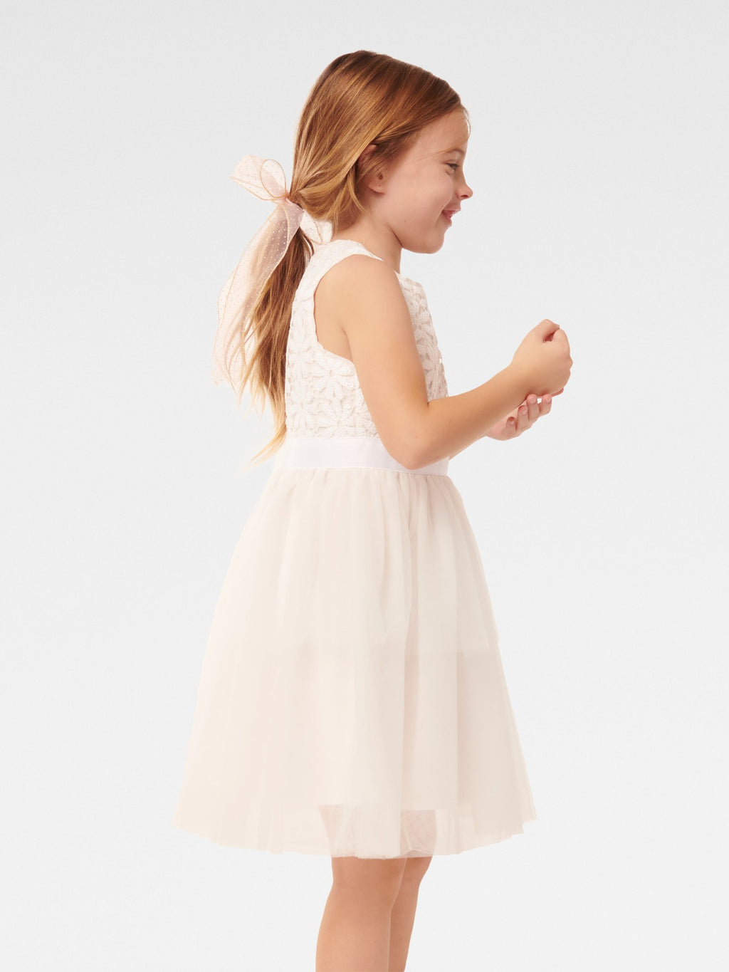 Eloise Layered Tulle Girls Dress