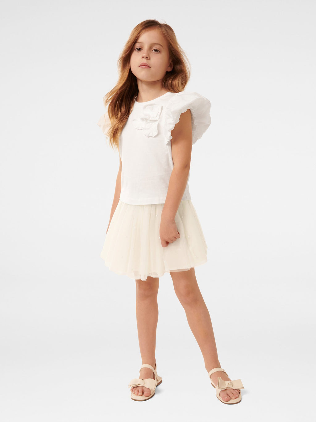 Joy Flower Girls Tee Top