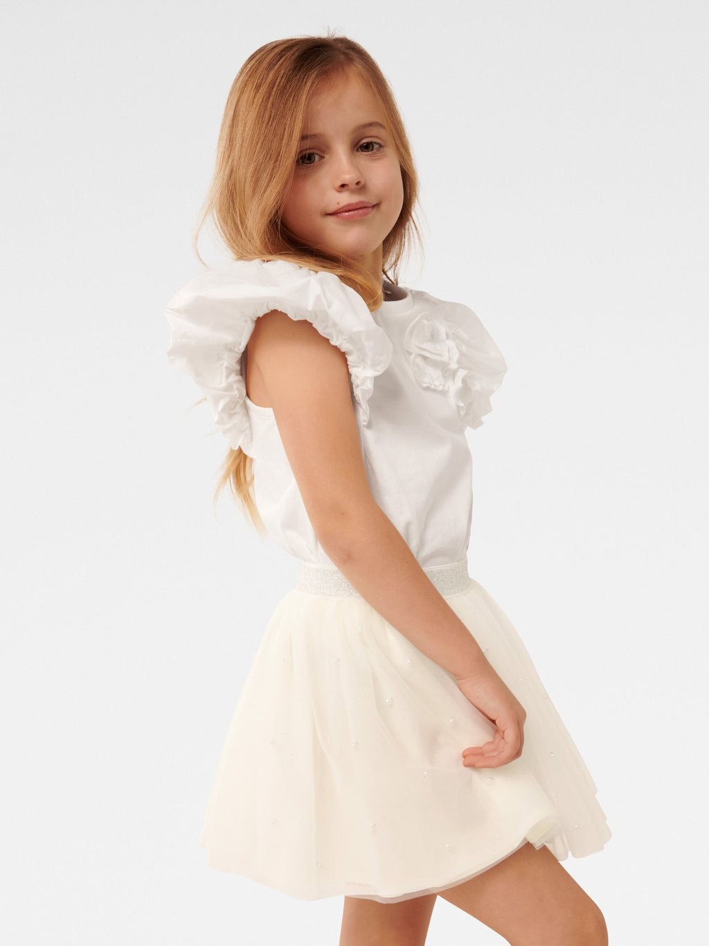 Joy Flower Girls Tee Top