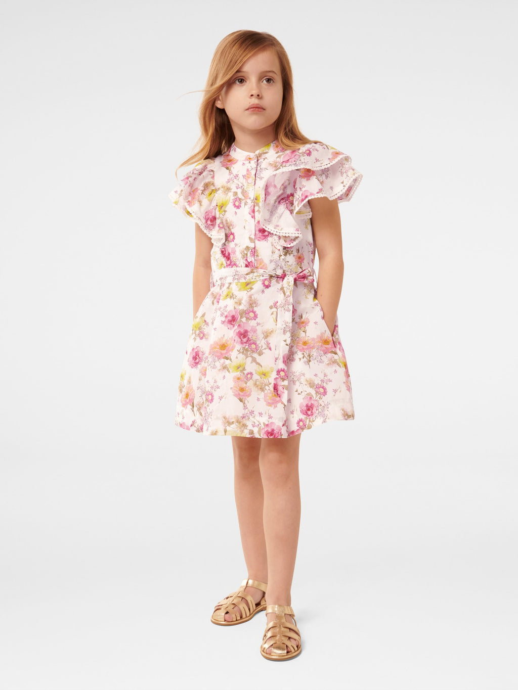 Penny Ruffle Girls Dress