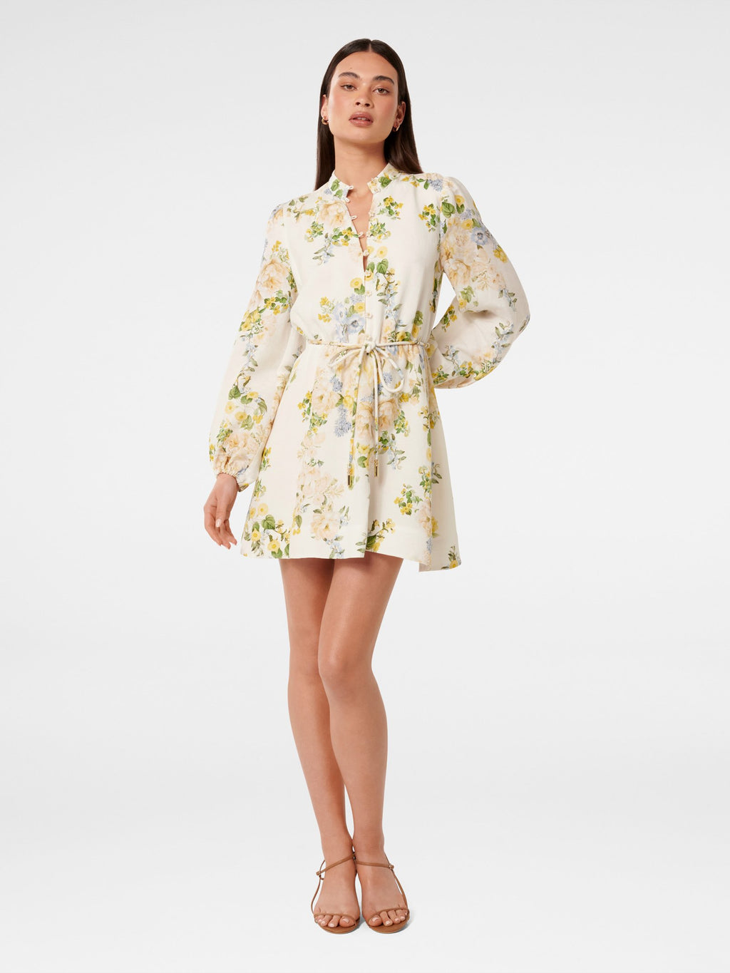  Annalise Fluted Mini Dress