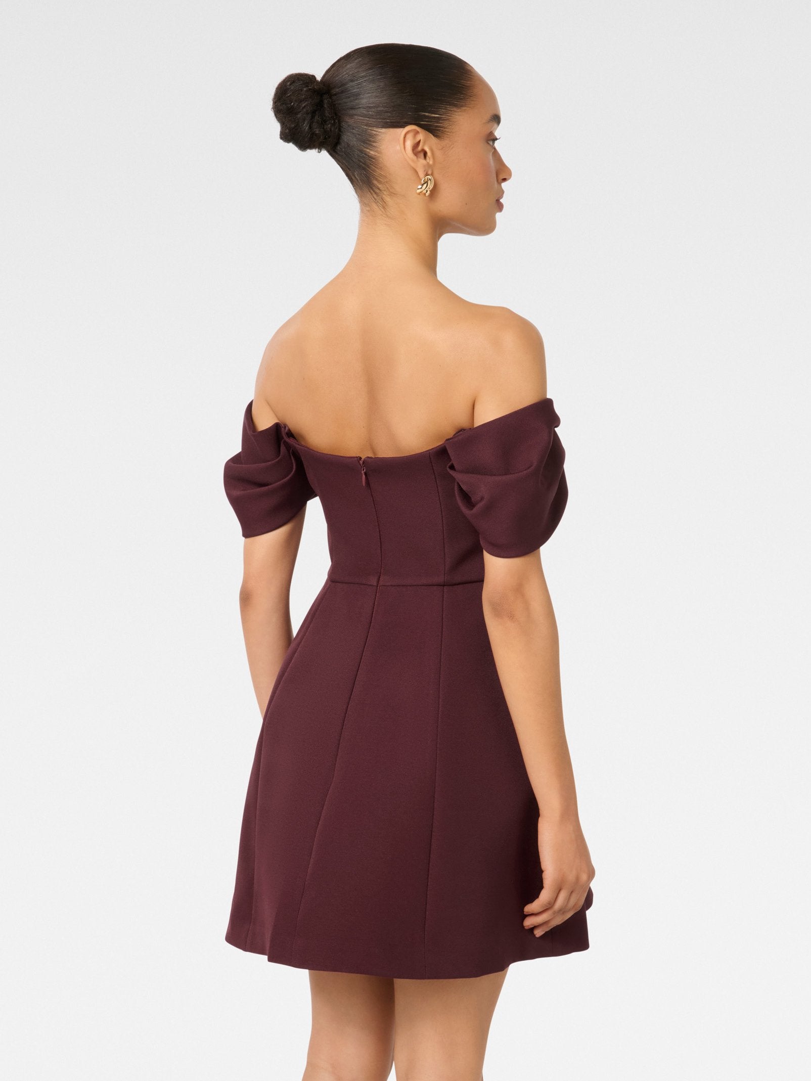  Sylvia Petite Off Shoulder Mini Dress