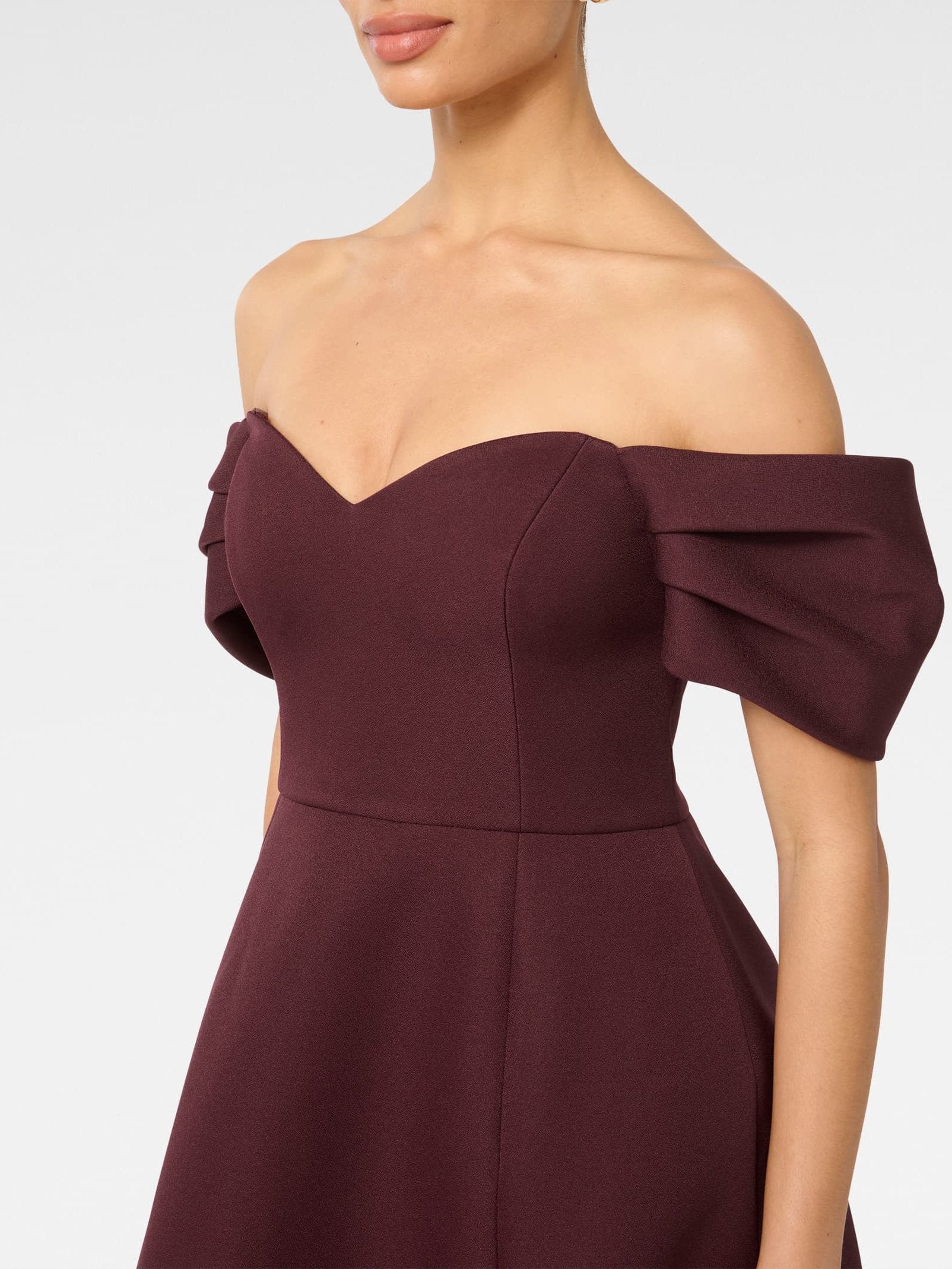  Sylvia Petite Off Shoulder Mini Dress