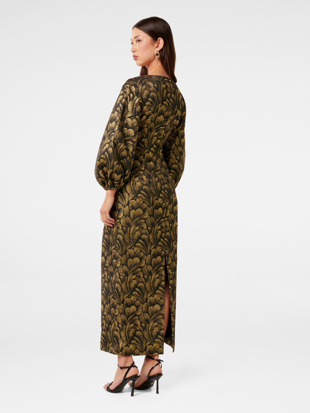  Mona Jacquard Maxi Dress
