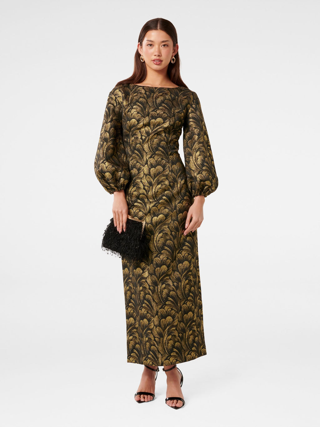  Mona Jacquard Maxi Dress