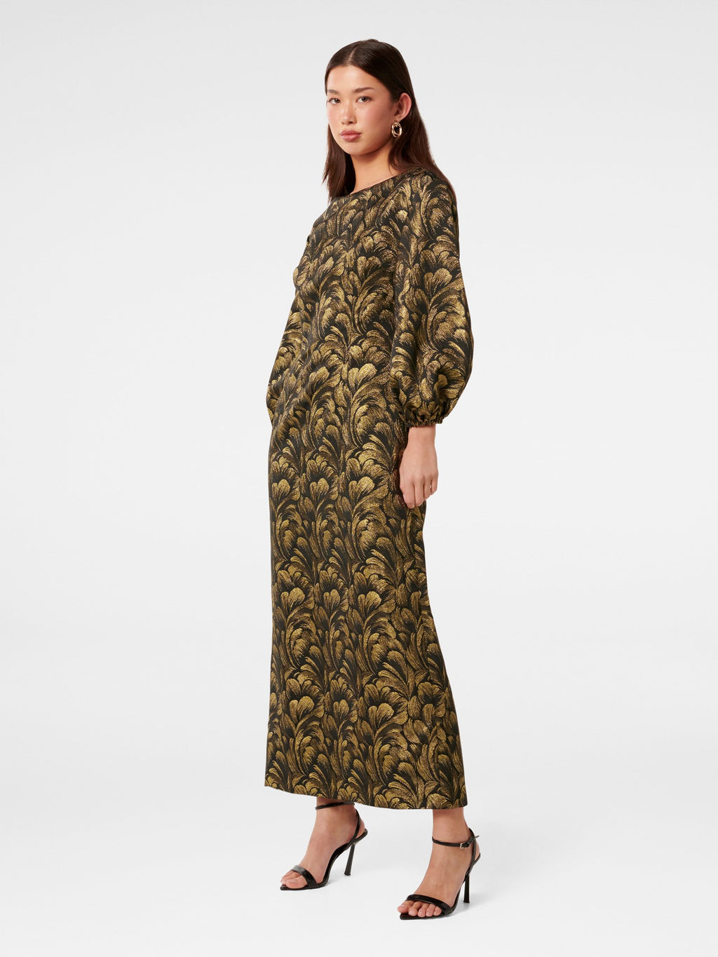 Mona Jacquard Maxi Dress
