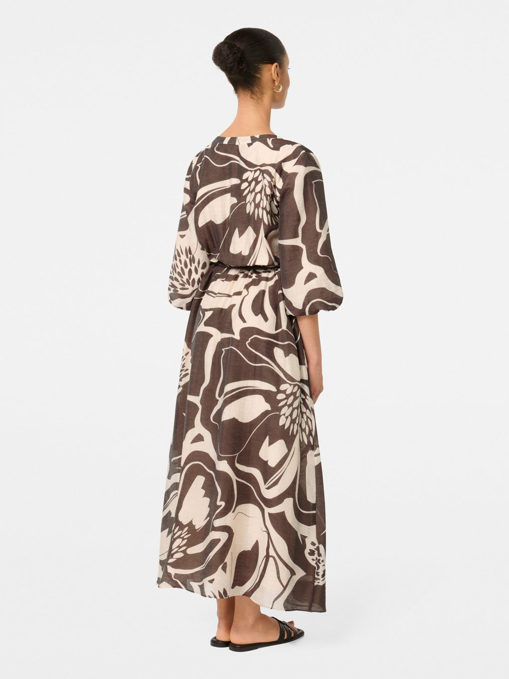  Brynn Petite Waist Tie Midi Dress