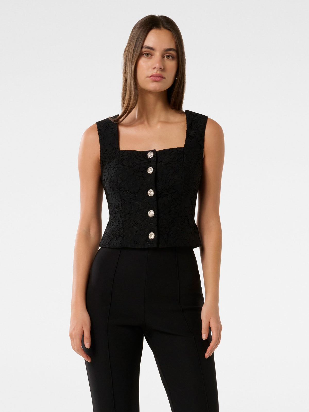 Layla Lace Bustier Top