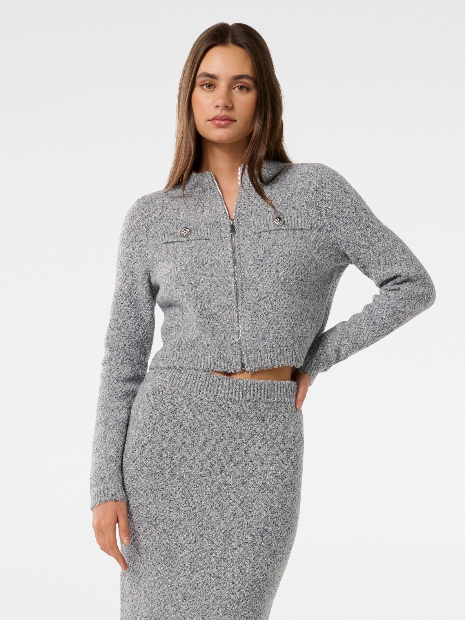 Sasha Boucle Co-ord Cardigan